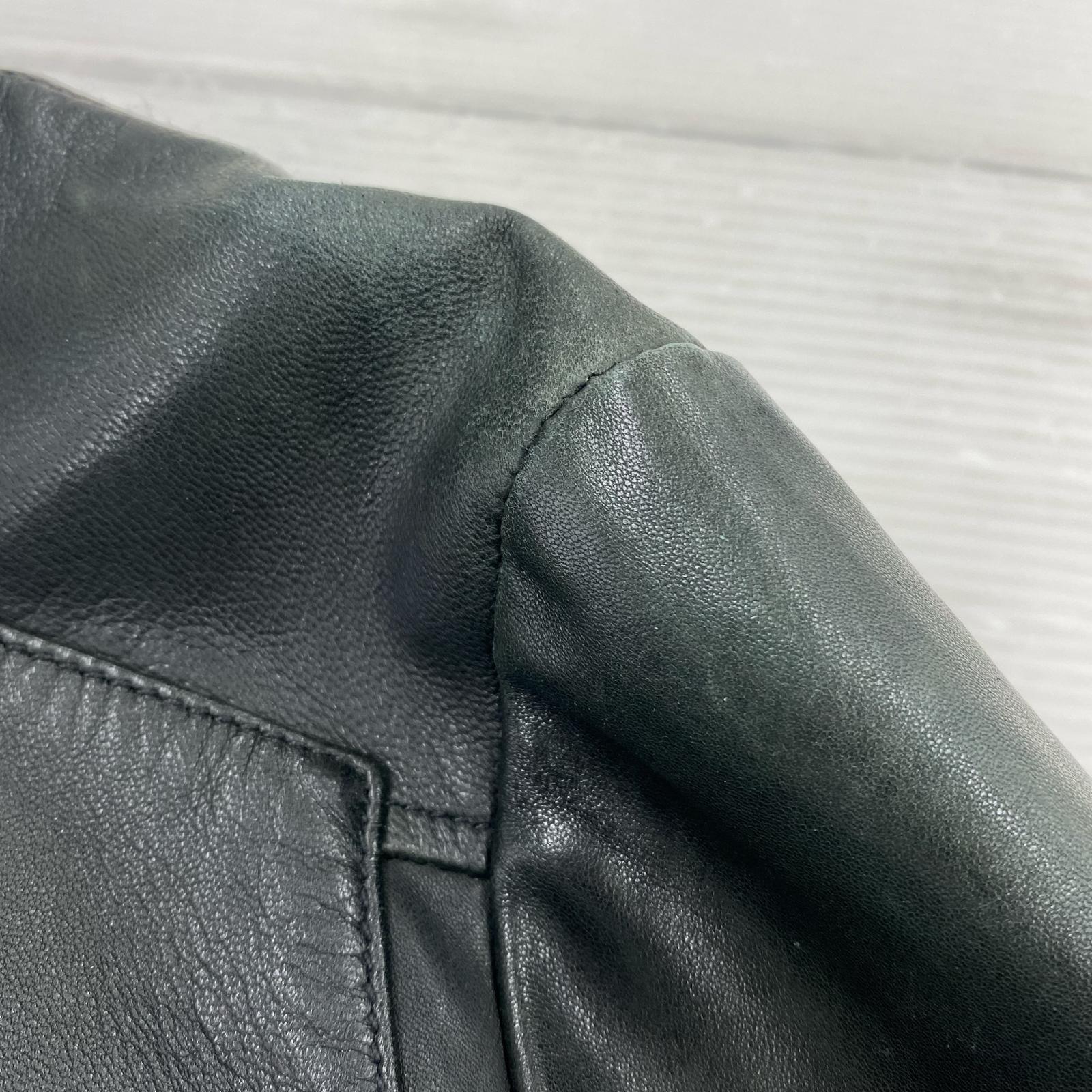 レザージャケット 羊革　黒