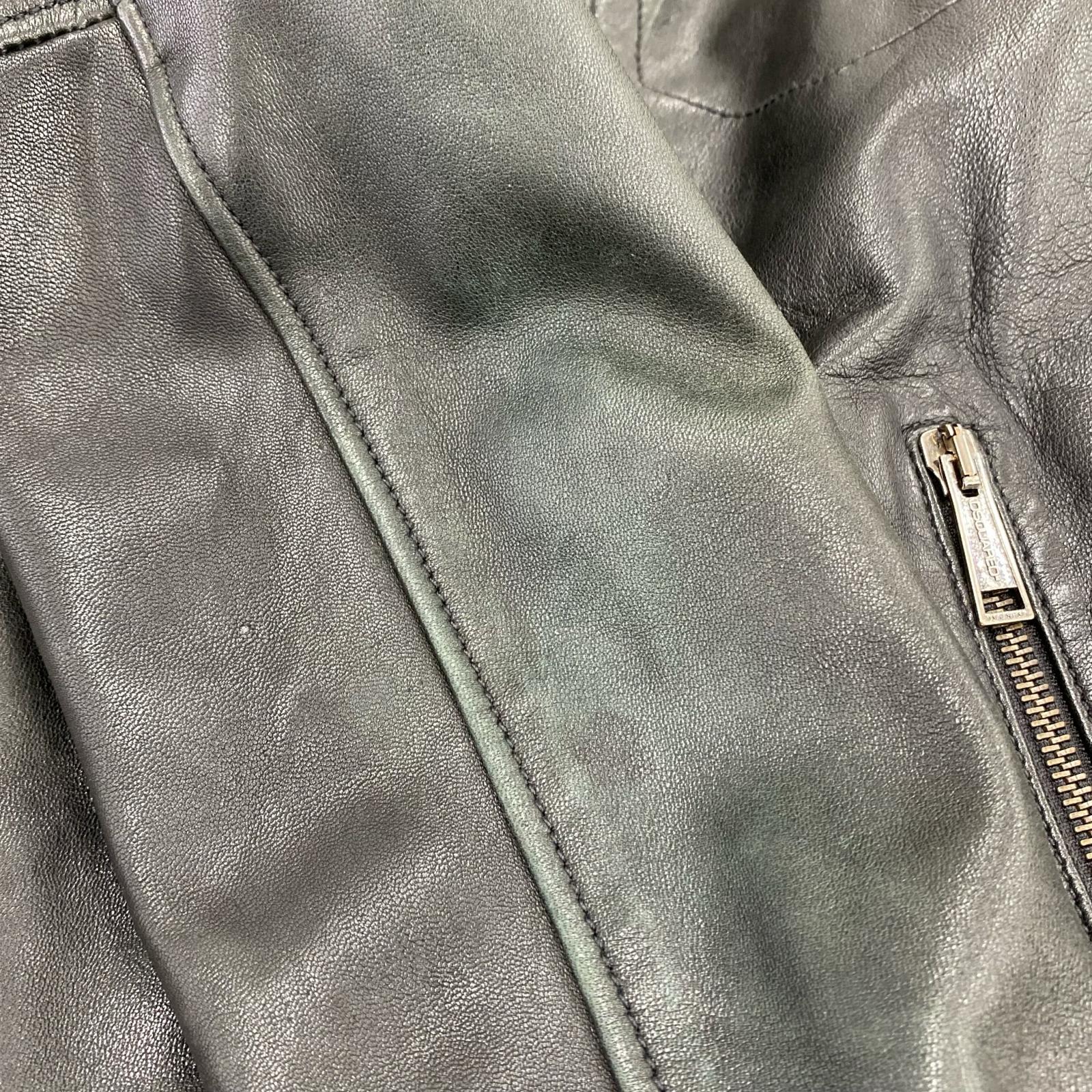 レザージャケット 羊革　黒