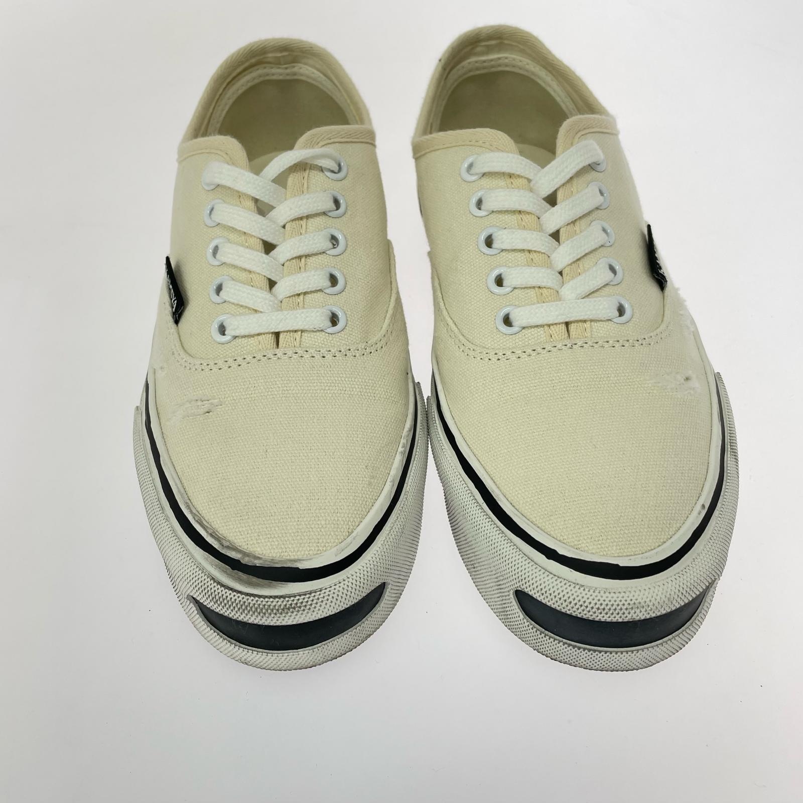 スニーカー KAMIYA Distressed Sneake（40） 40 ホワイト