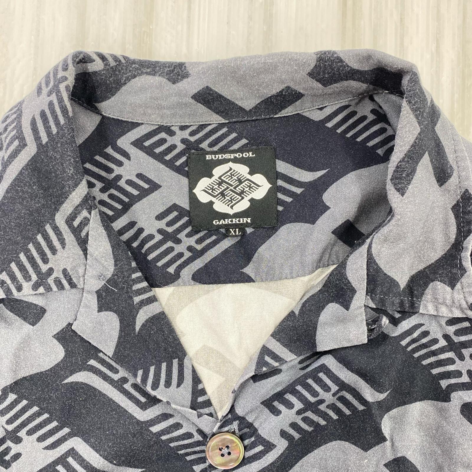 半袖シャツ BUDSPOOL 総柄SSシャツ