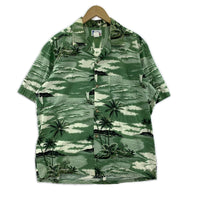 半袖シャツ HAWAII アロハシャツ グリーン