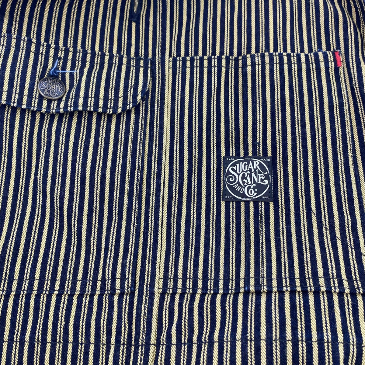 オーバーオール FICTION ROMANCE 11oz LIBERTY STRIPE