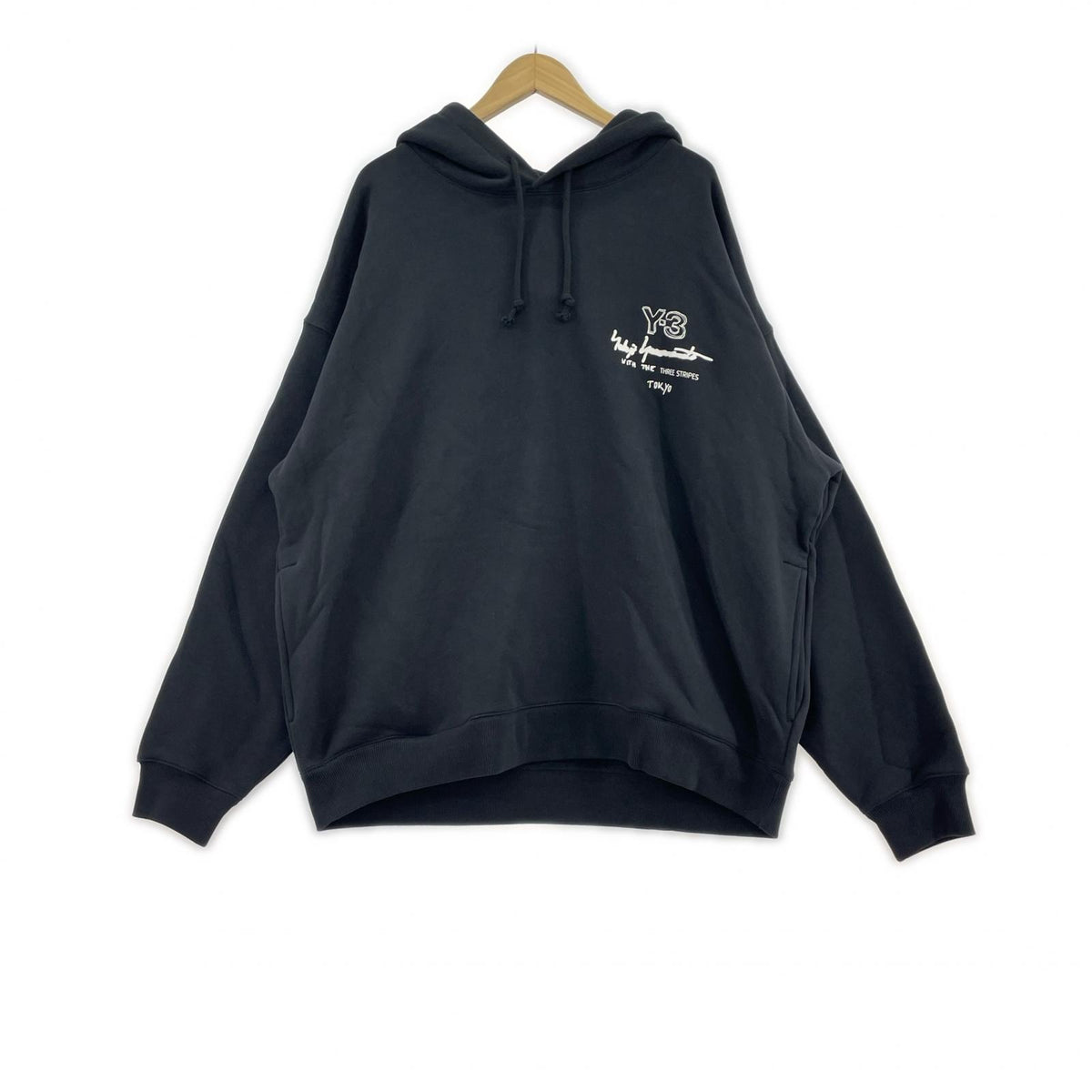 パーカー Y-3 GRAPHIC FT HOODIE XL ブラック ブラック