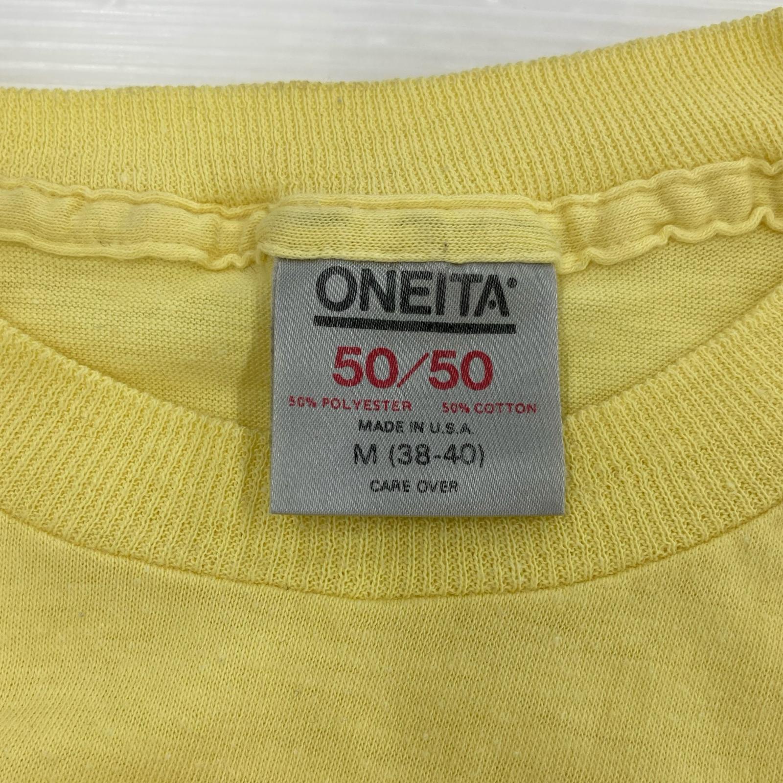 半袖Ｔシャツ onita 80s M イエロー