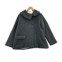 ジャケット Gauze# ｳｰﾙ ｺｰﾄ ｸﾞﾚｰ グレー