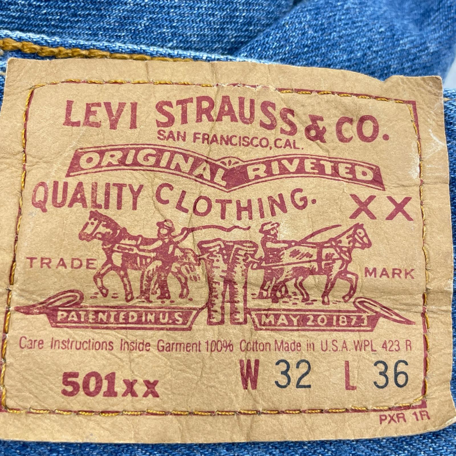 デニムパンツ Levi's 501XX デニムパンツ (W32L36)