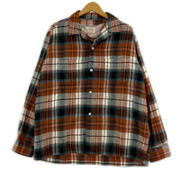 長袖シャツ 60s TOWNCRAFT ウールシャツ L