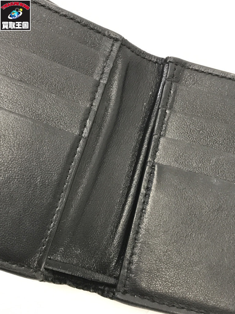 二つ折り財布 エンボスイントレチャート