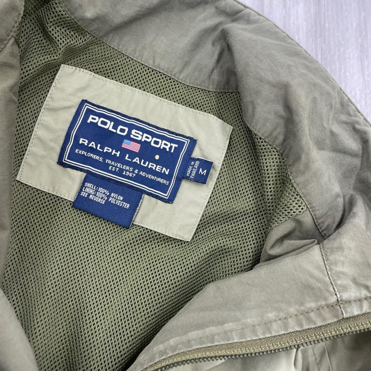 ジャケット POLO SPORTS ﾅｲﾛﾝｼﾞｬｹｯﾄ ｶｰｷ (M) M カーキ