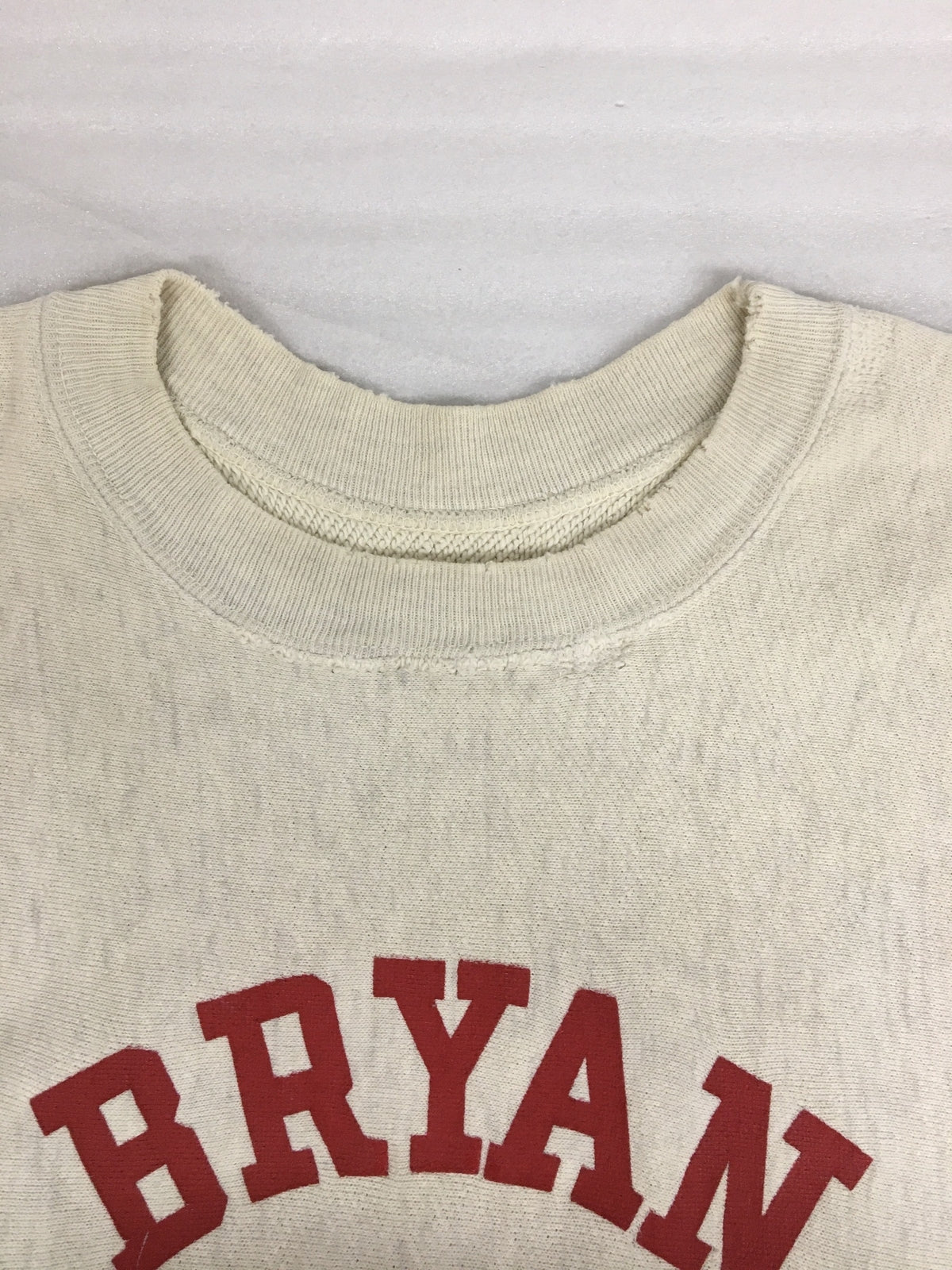 スウェット 60s タタキタグ BRYAN COLLEGE リバースウィーブスウェット(L)