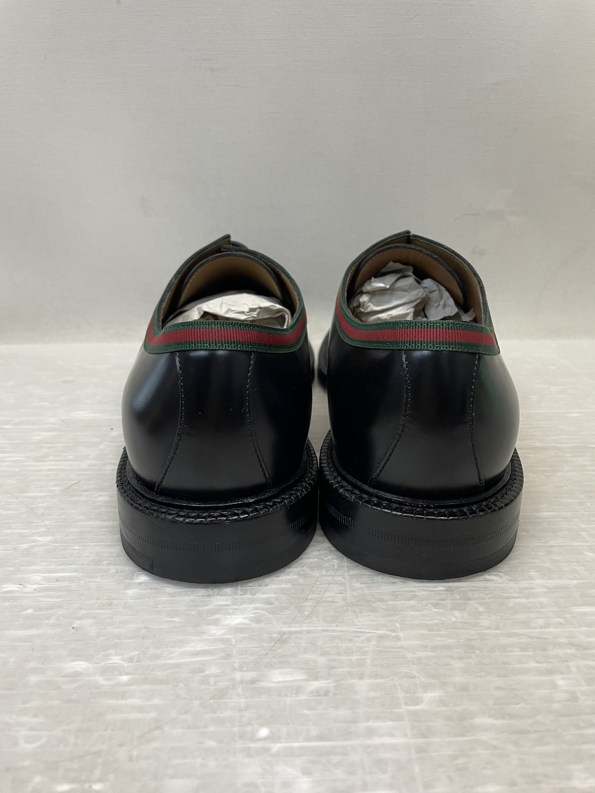GUCCI シェリーライン レザードレスシューズ 8 1/2 黒