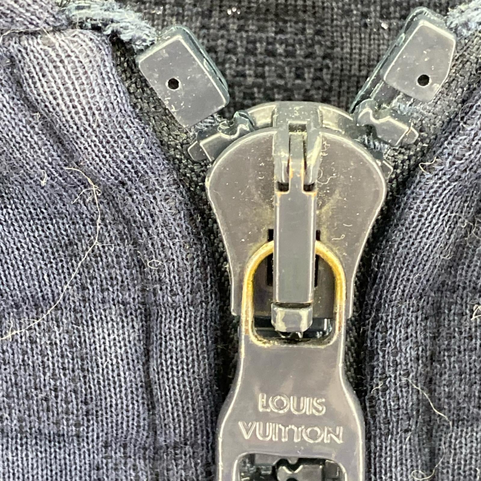LV　ダミエ ジップアップパーカー スウェット HJY05W
