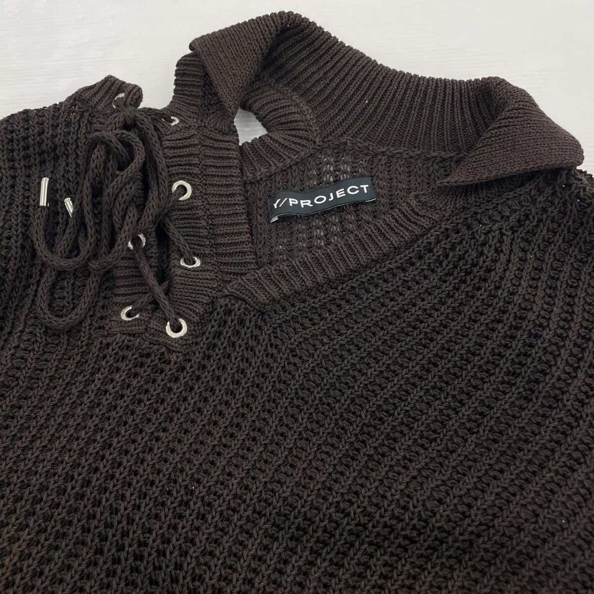 ニット y/project 22ss メッシュニット M