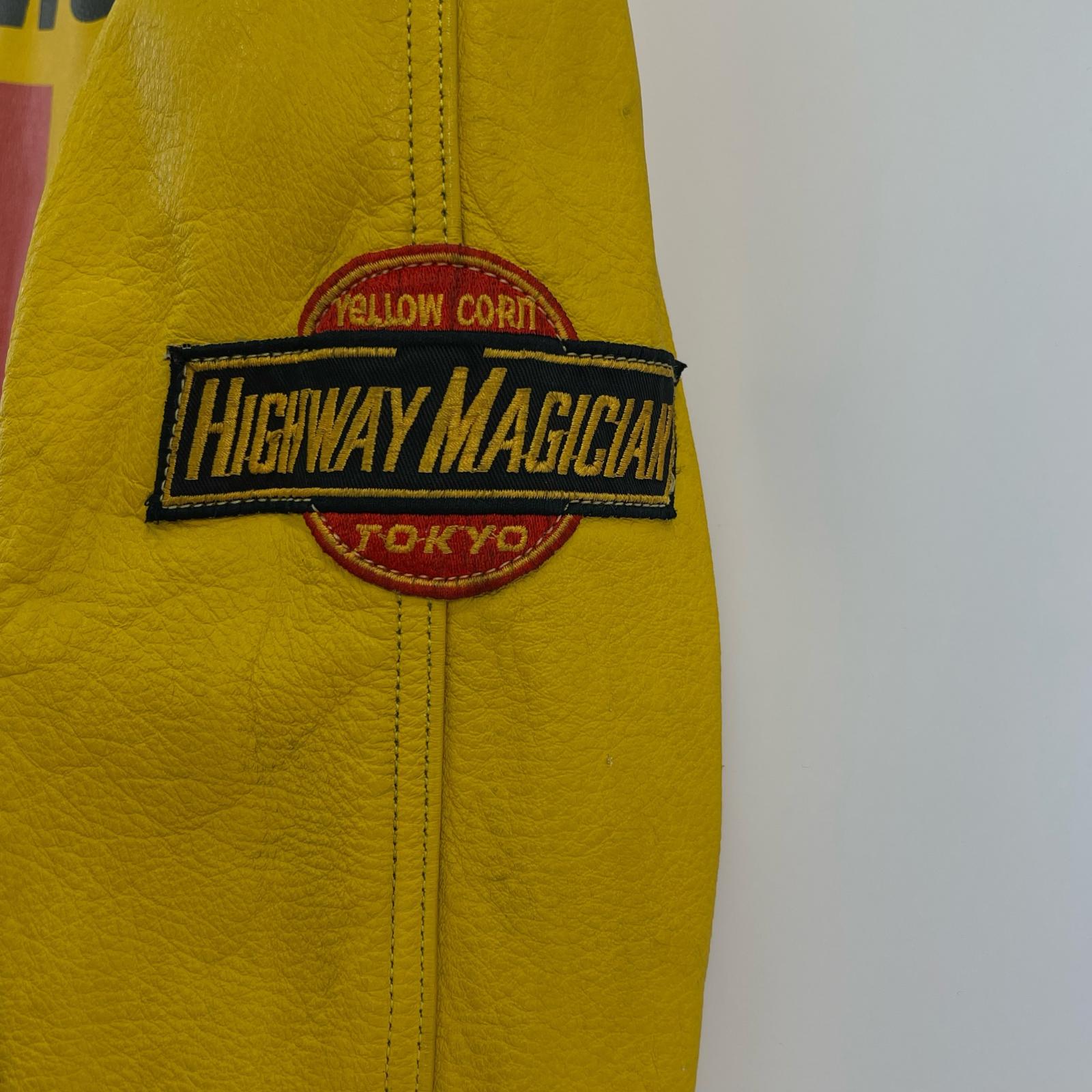 レザージャケット YELLOW CORN SLEDGE HAMMER レザージャケット(L) 黄 L イエロー