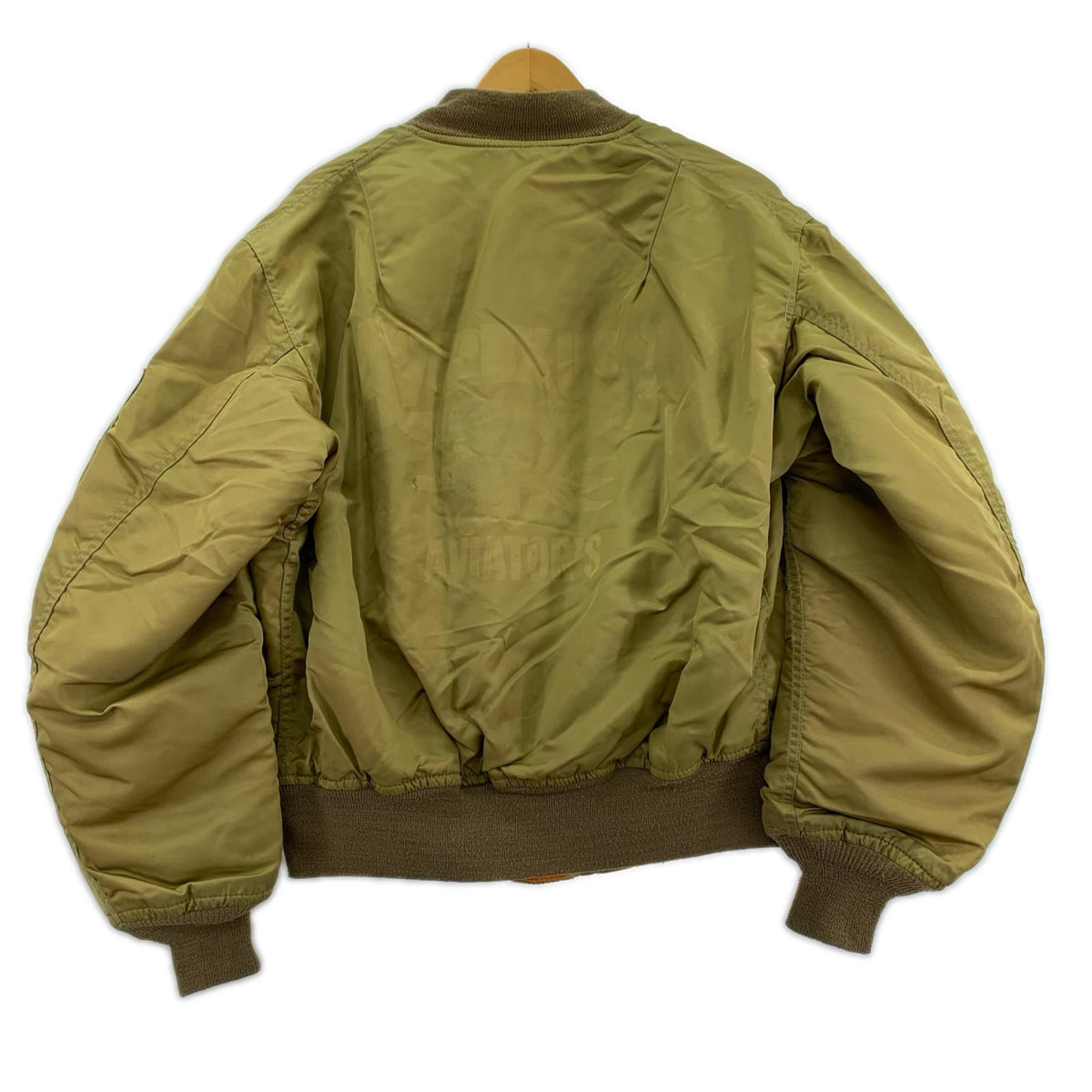 ジャケット 90s USA製 MA-1 ブラウン系