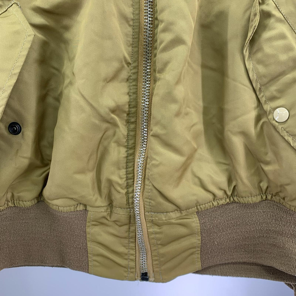 ジャケット 90s USA製 MA-1 ブラウン系