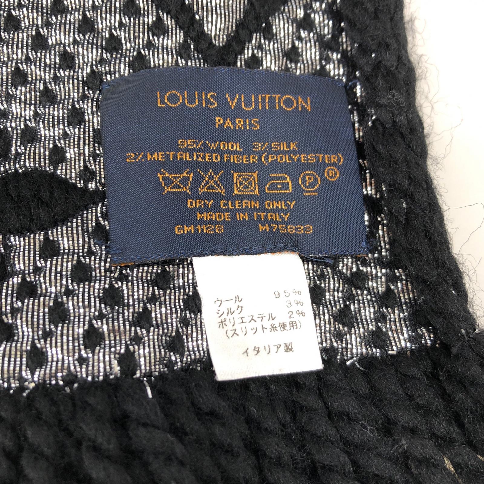LOUIS VUITTON エシャルプロゴマニア シャイン