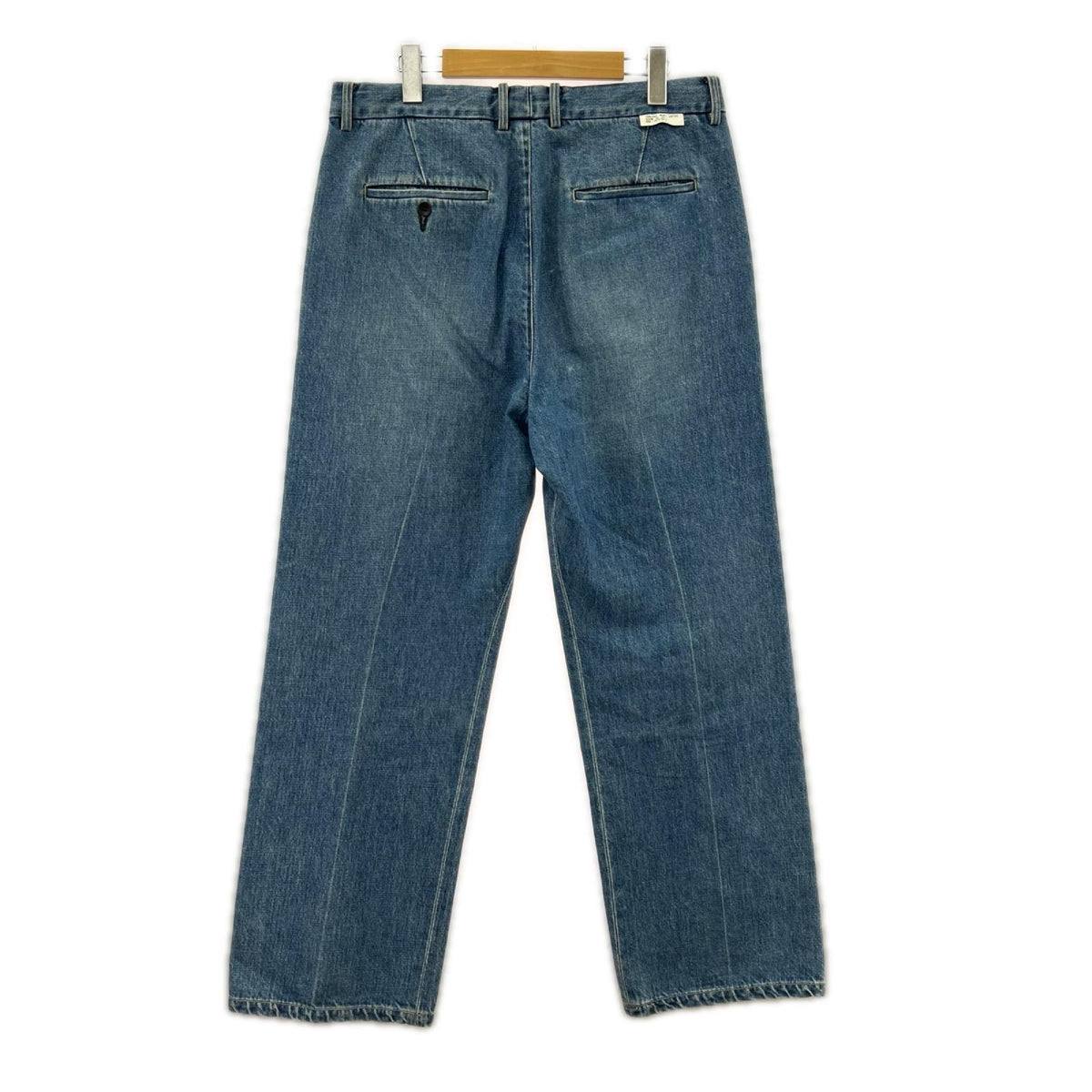 デニムパンツ J.PRESS×KURO CENTER PLEATS DENIM TROUSERS (2) 2 ブルー