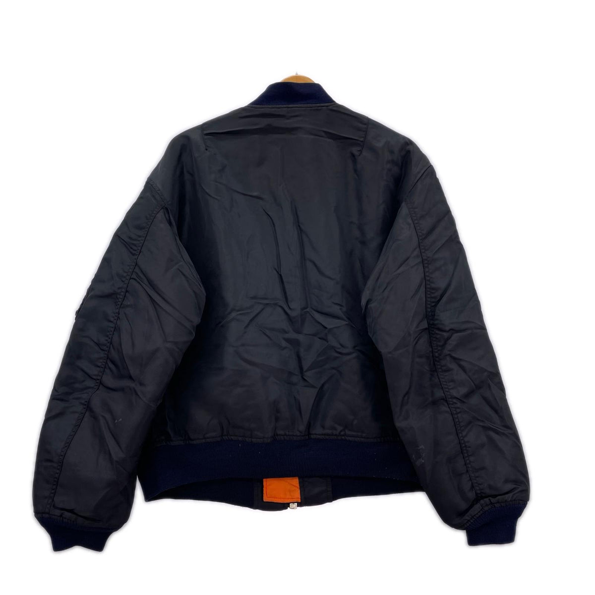 ジャケット 90s MA-1 ﾌﾞﾗｯｸ (L) L ブラック