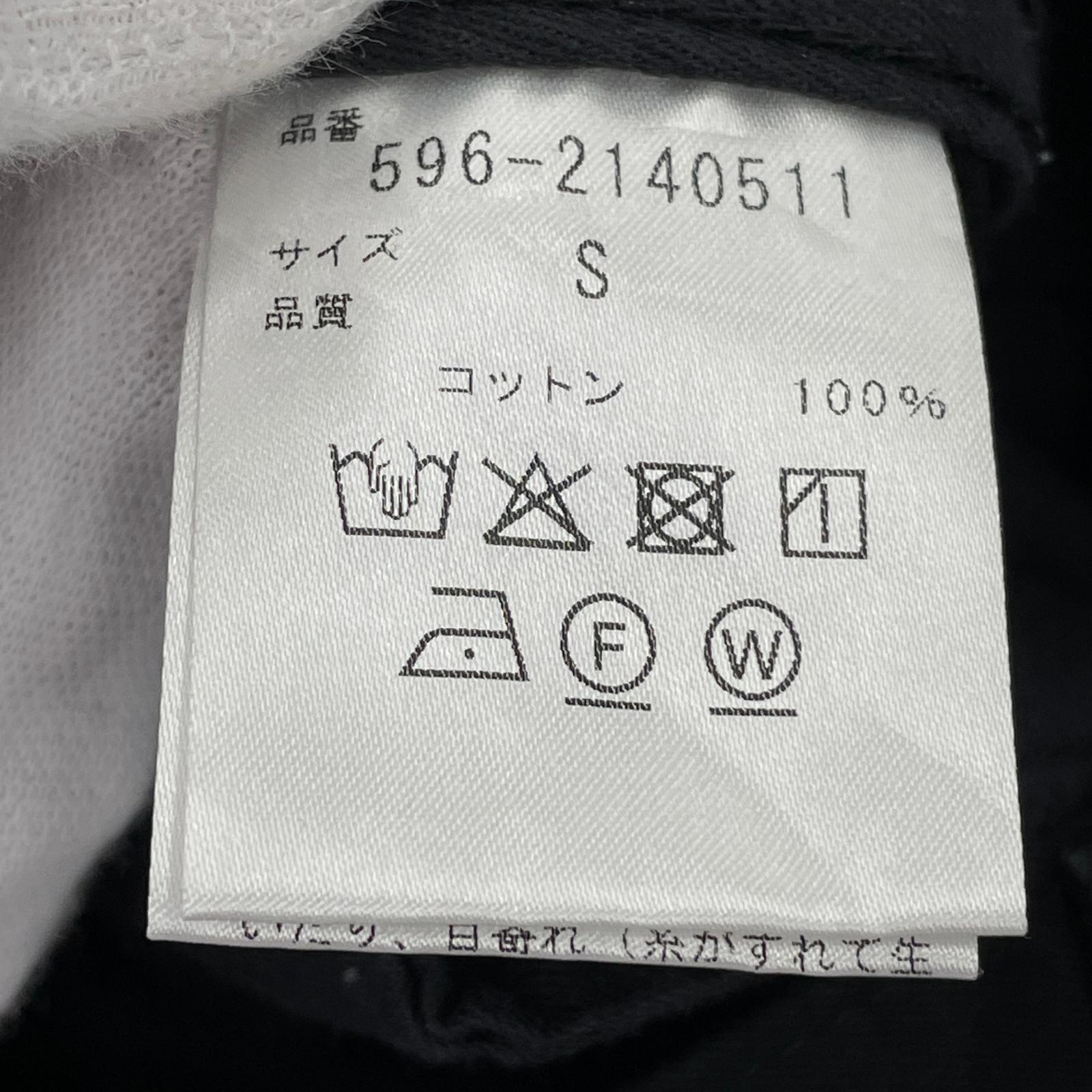 パンツ WASHED CHINO COTTON (S) S ブラック