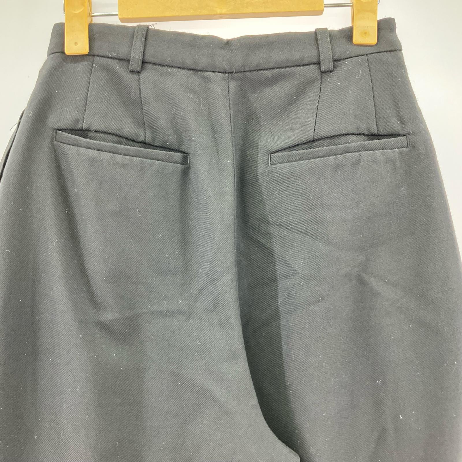 パンツ louren tuck cocoon pants S ブラック