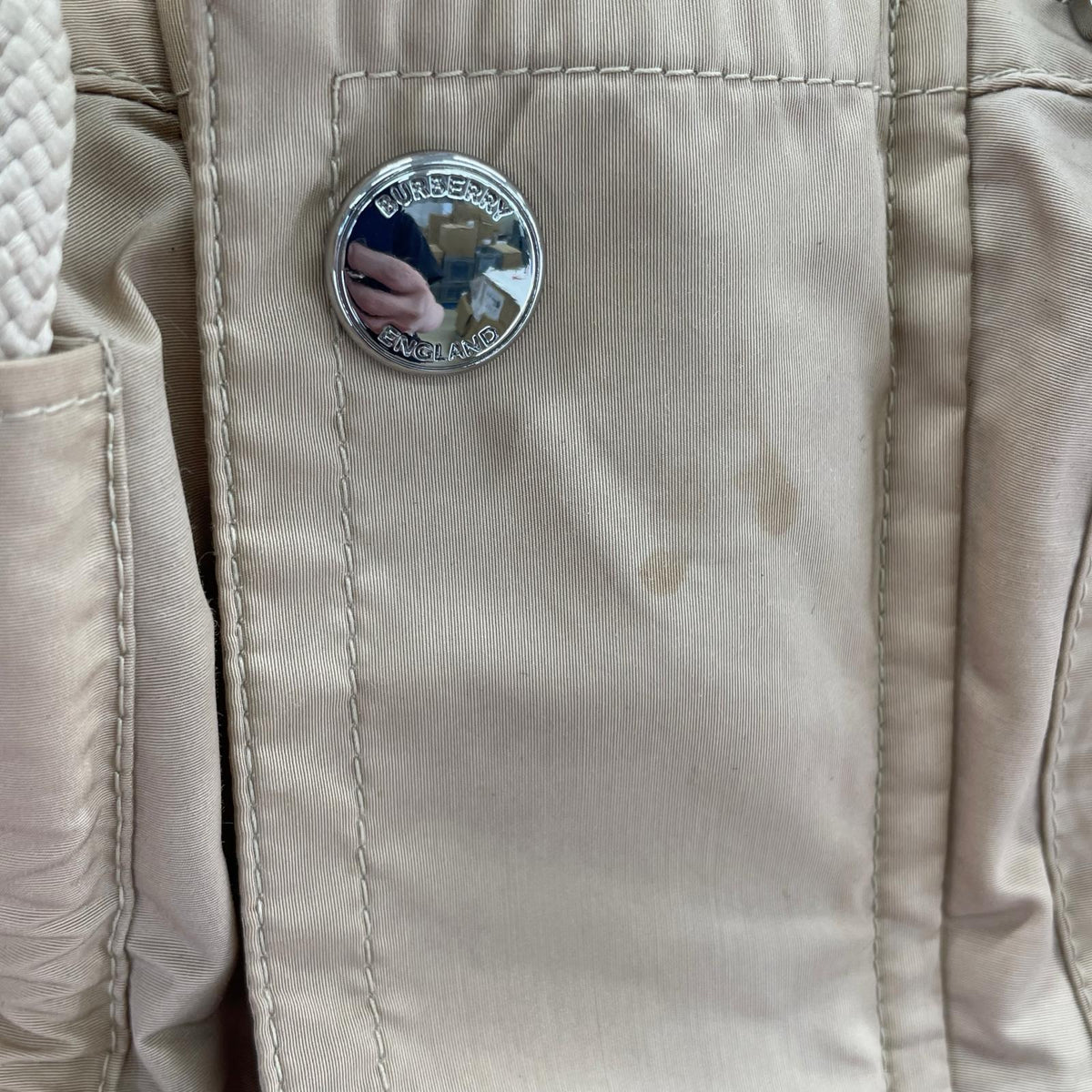 ジャケット BURBERRY 22SS ユニバーサル パスポート アノラックパーカー L ベージュ L ベージュ