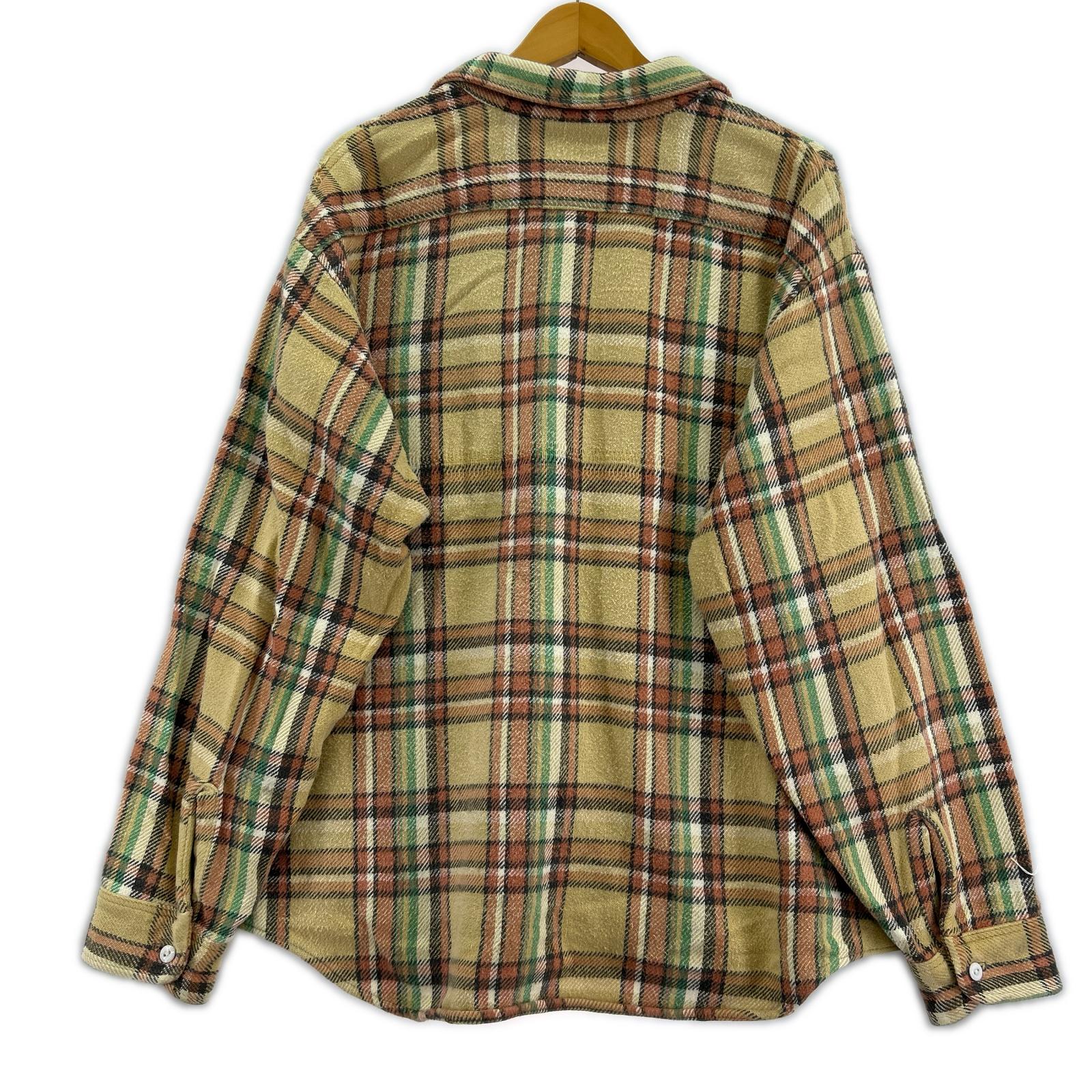長袖シャツ 70s BICMAC ヘビネル ベージュ
