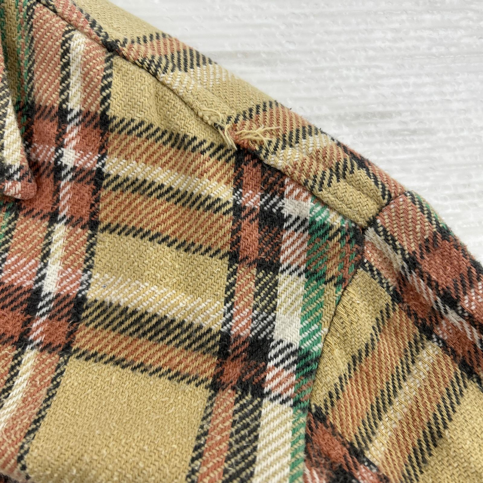 長袖シャツ 70s BICMAC ヘビネル ベージュ