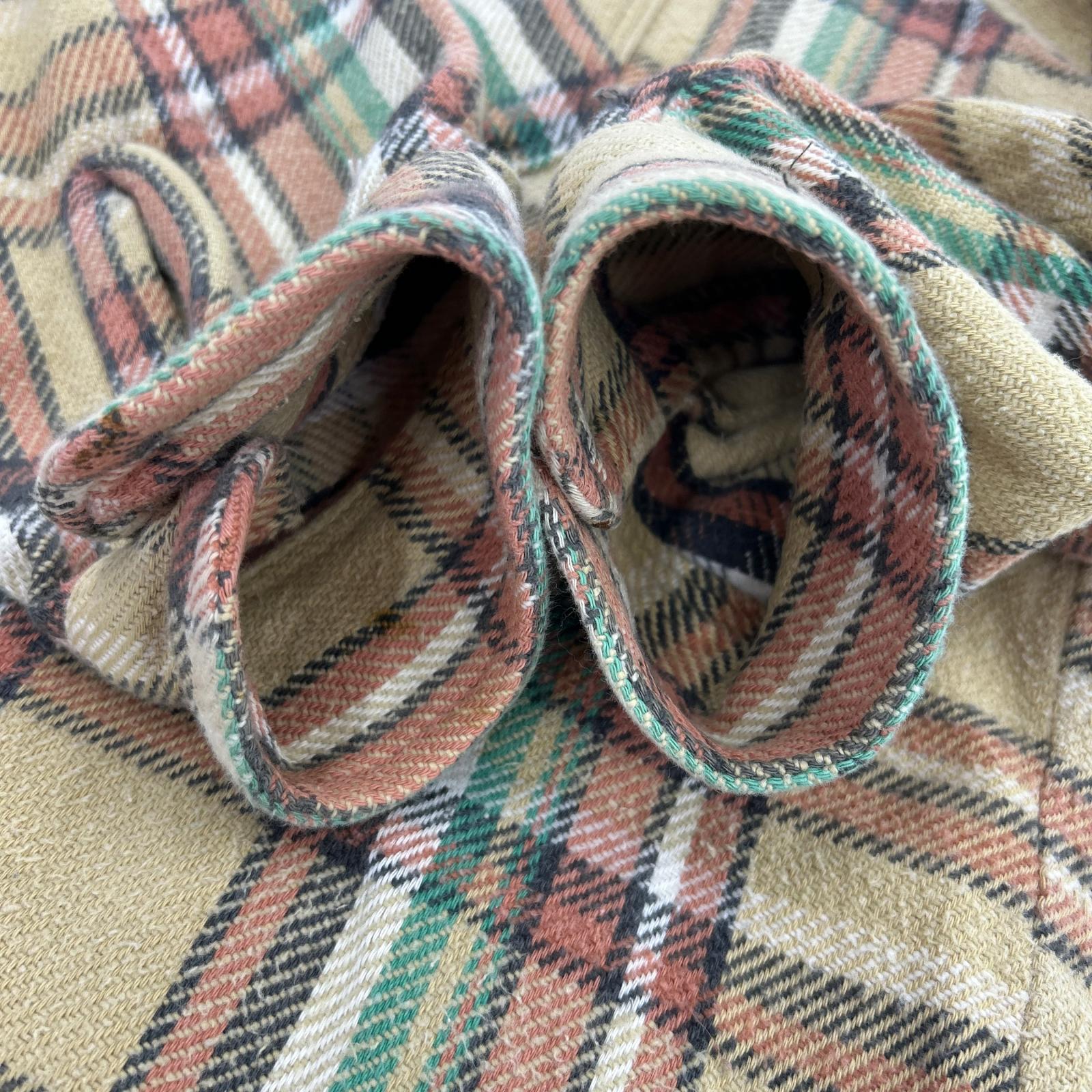 長袖シャツ 70s BICMAC ヘビネル ベージュ