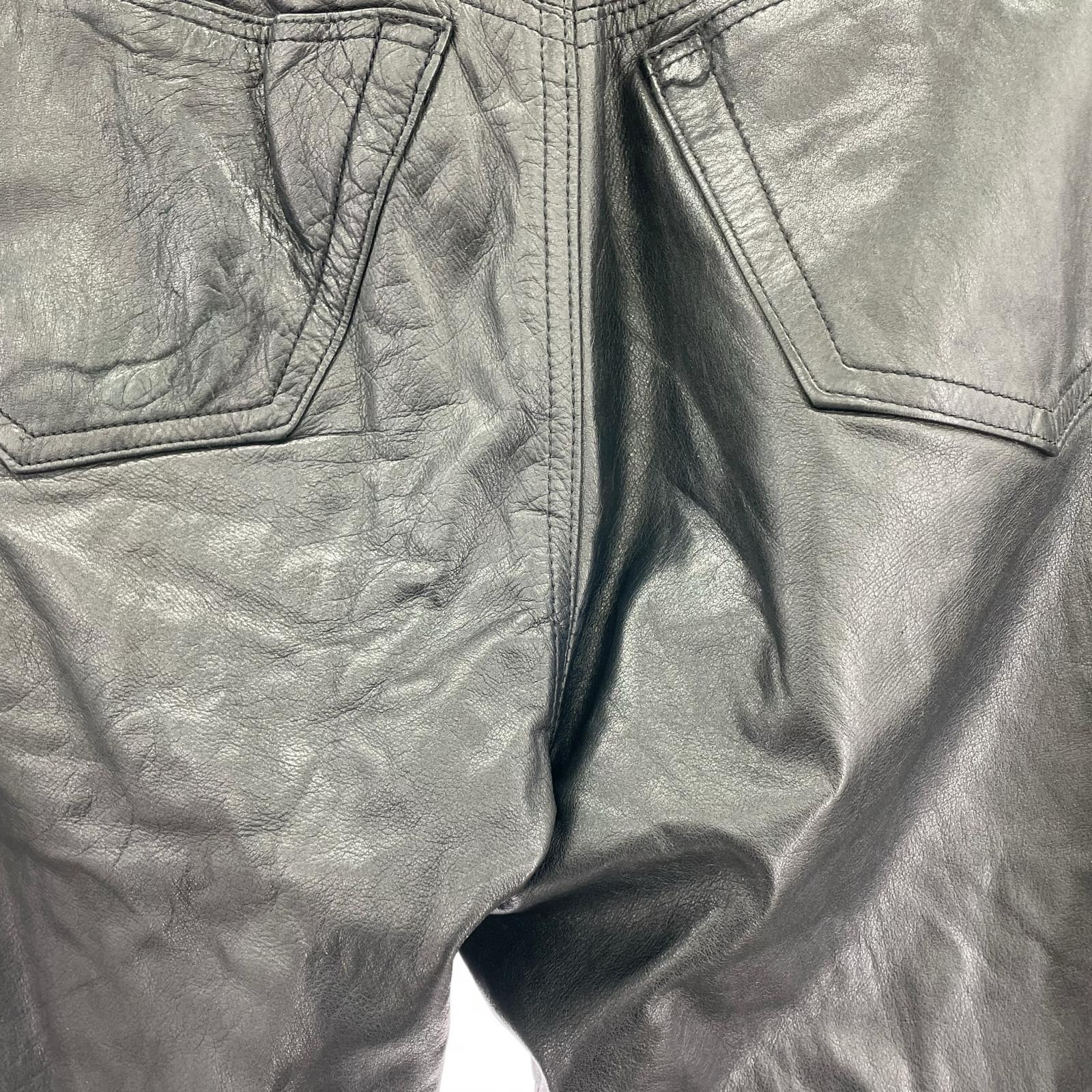 パンツ Leather Pants 1 ブラック