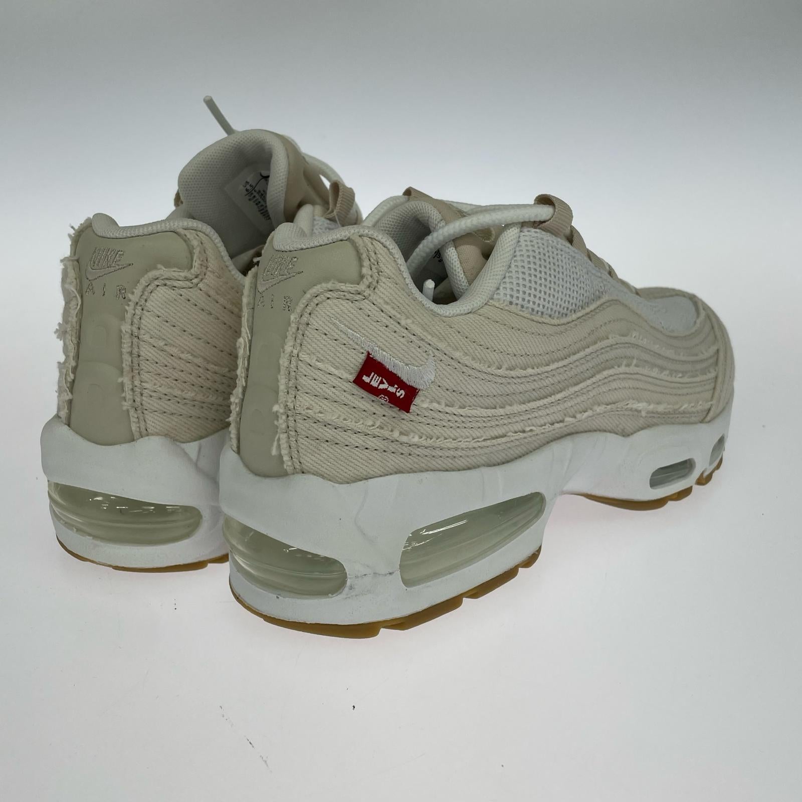 スニーカー Levi's Air Max 95 OG Denim White（24.5） 24.5cm (US6 1/2 UK6 EU39) ベージュ