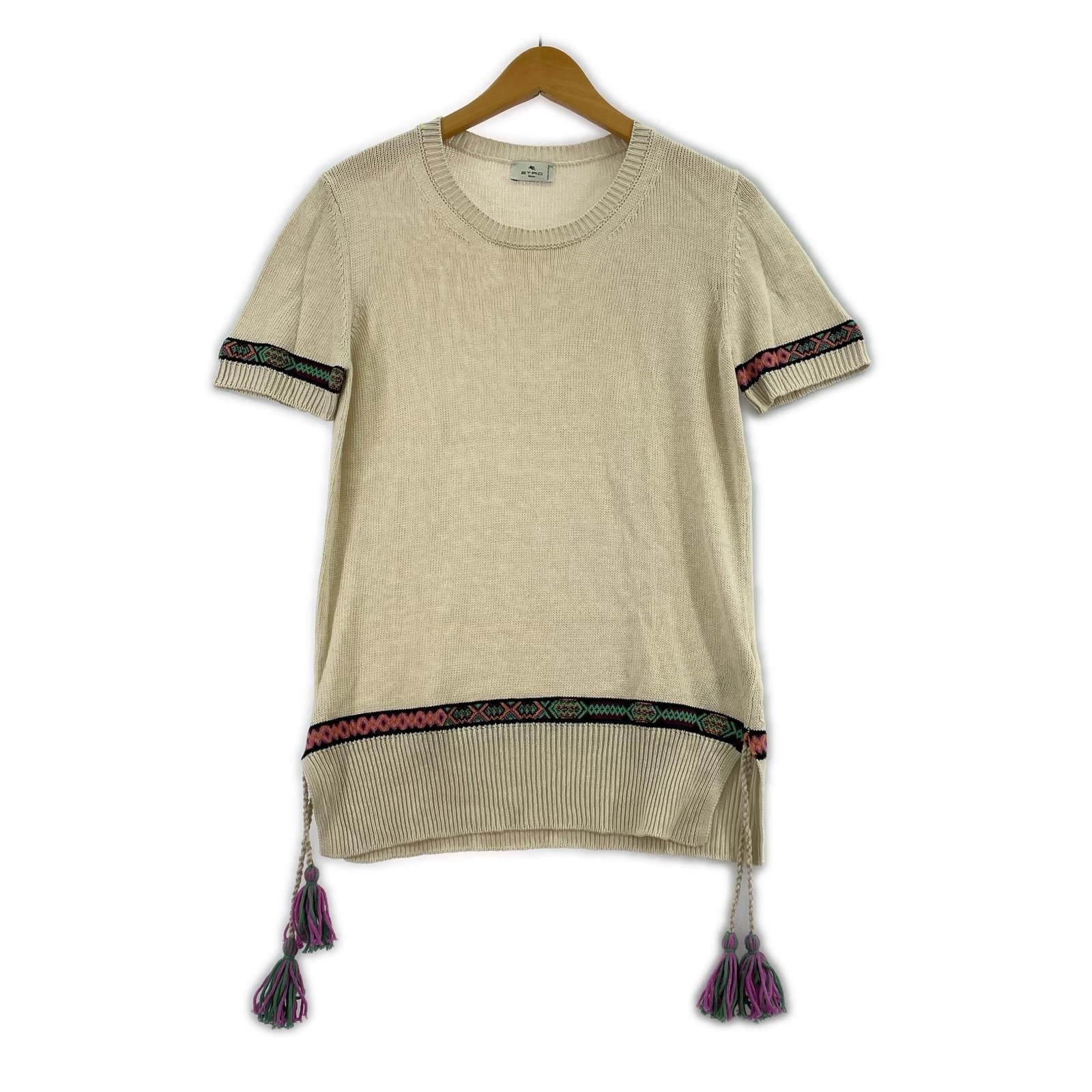 半袖Ｔシャツ シルク混S/Sニット ベージュ 44 44 ベージュ