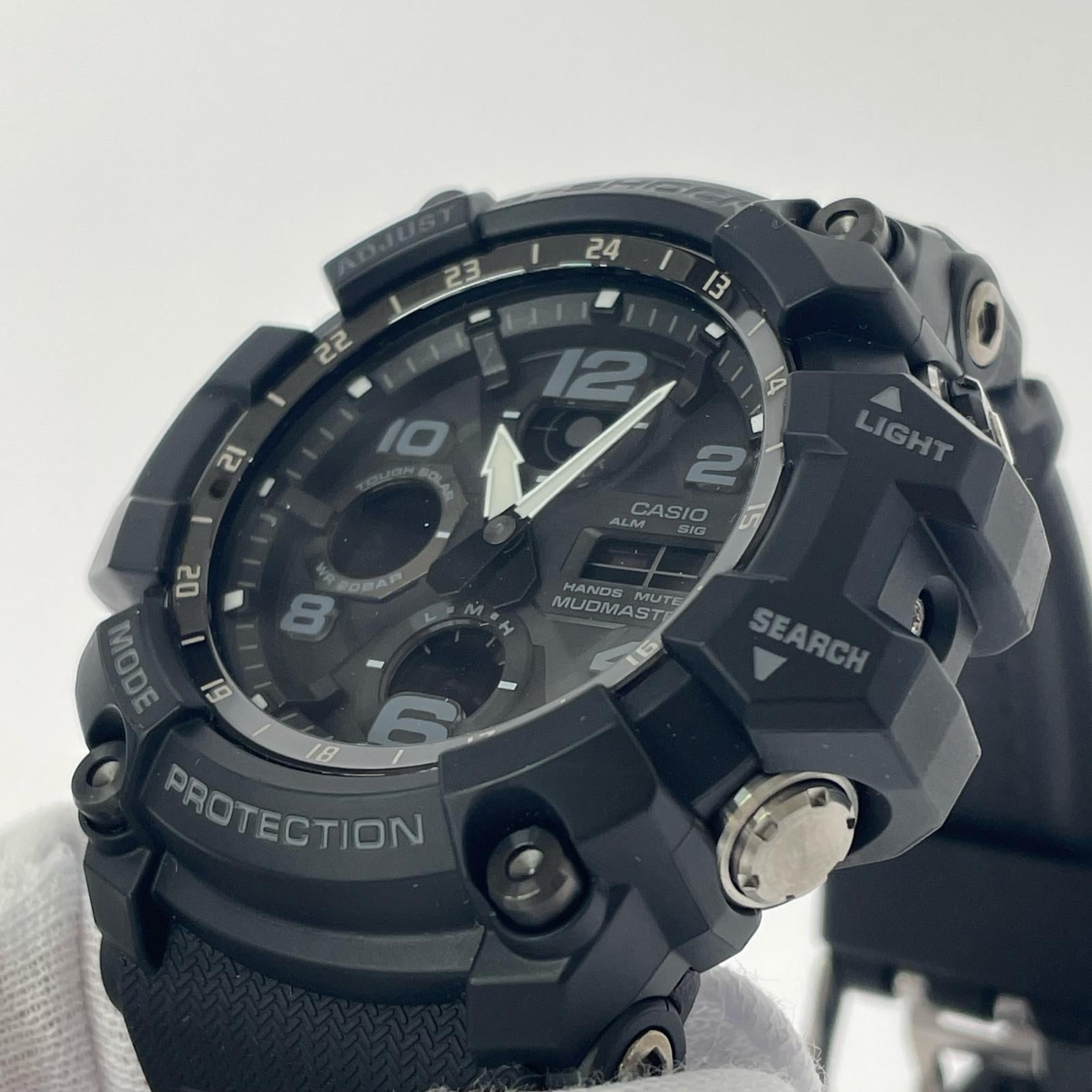 腕時計 GWG-100-1AJF MUDMASTER デジアナ ソーラー腕時計 ブラック