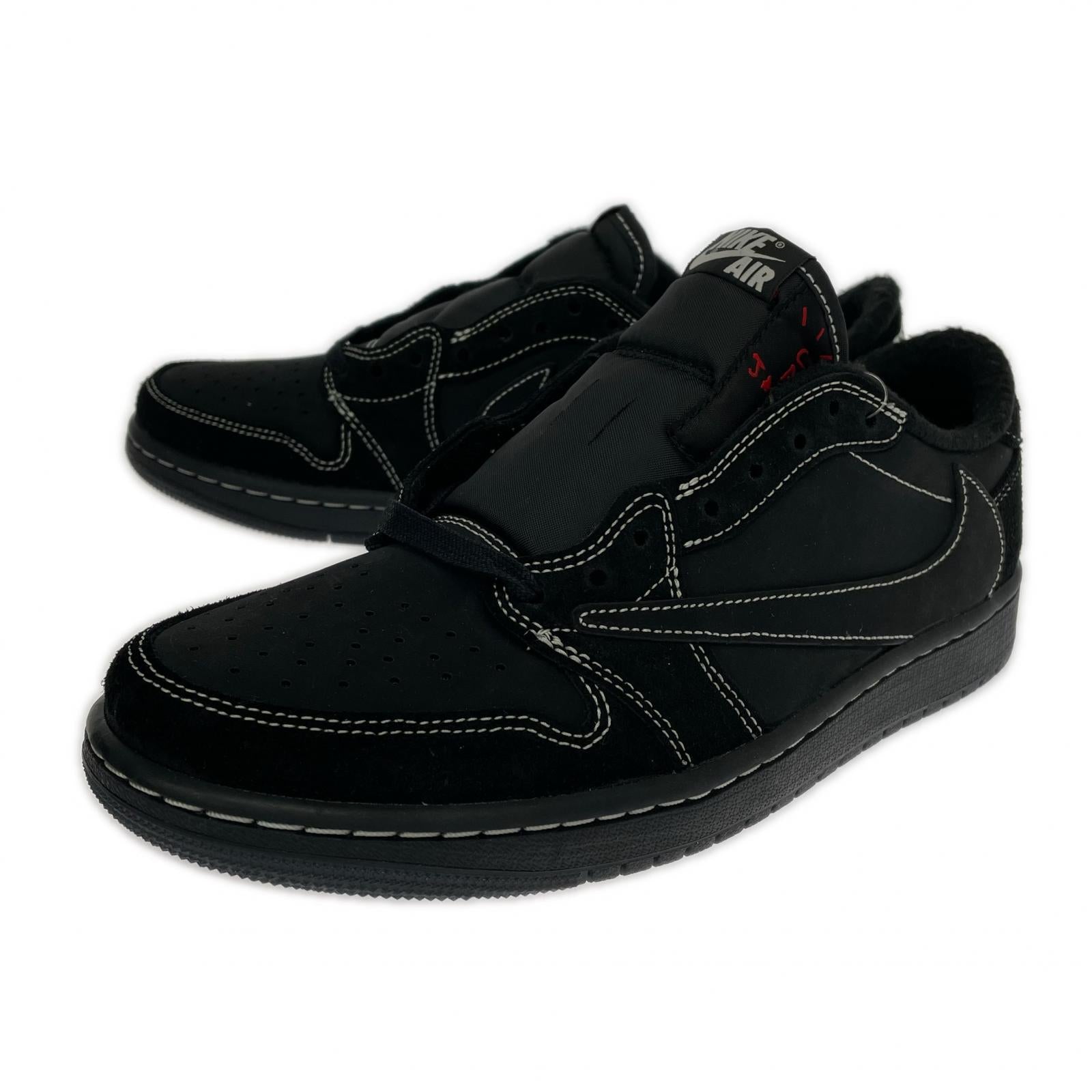 スニーカー Travis Scott Air Jordan 1 Low OG SP　27㎝ 27cm (US9 UK8 1/2 EU44) ブラック