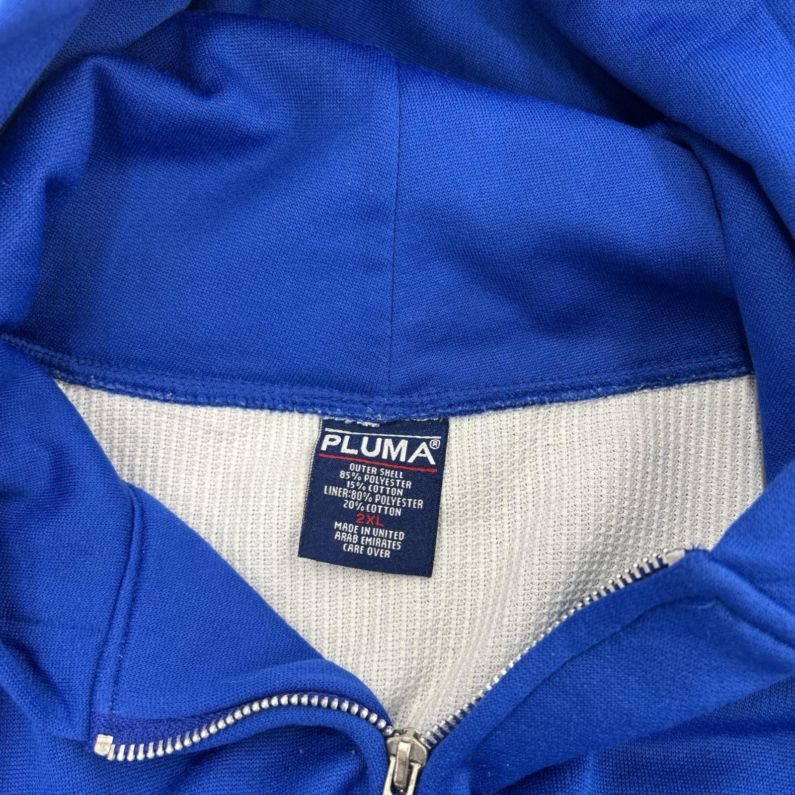 パーカー PLUMA 裏ｻｰﾏﾙ 青 (2XL) ブルー