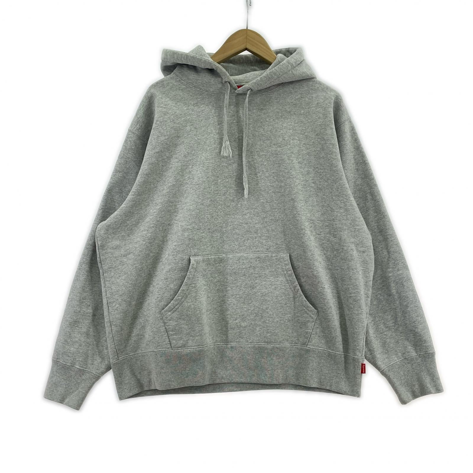 パーカー 25aw satin applique グレー M M グレー