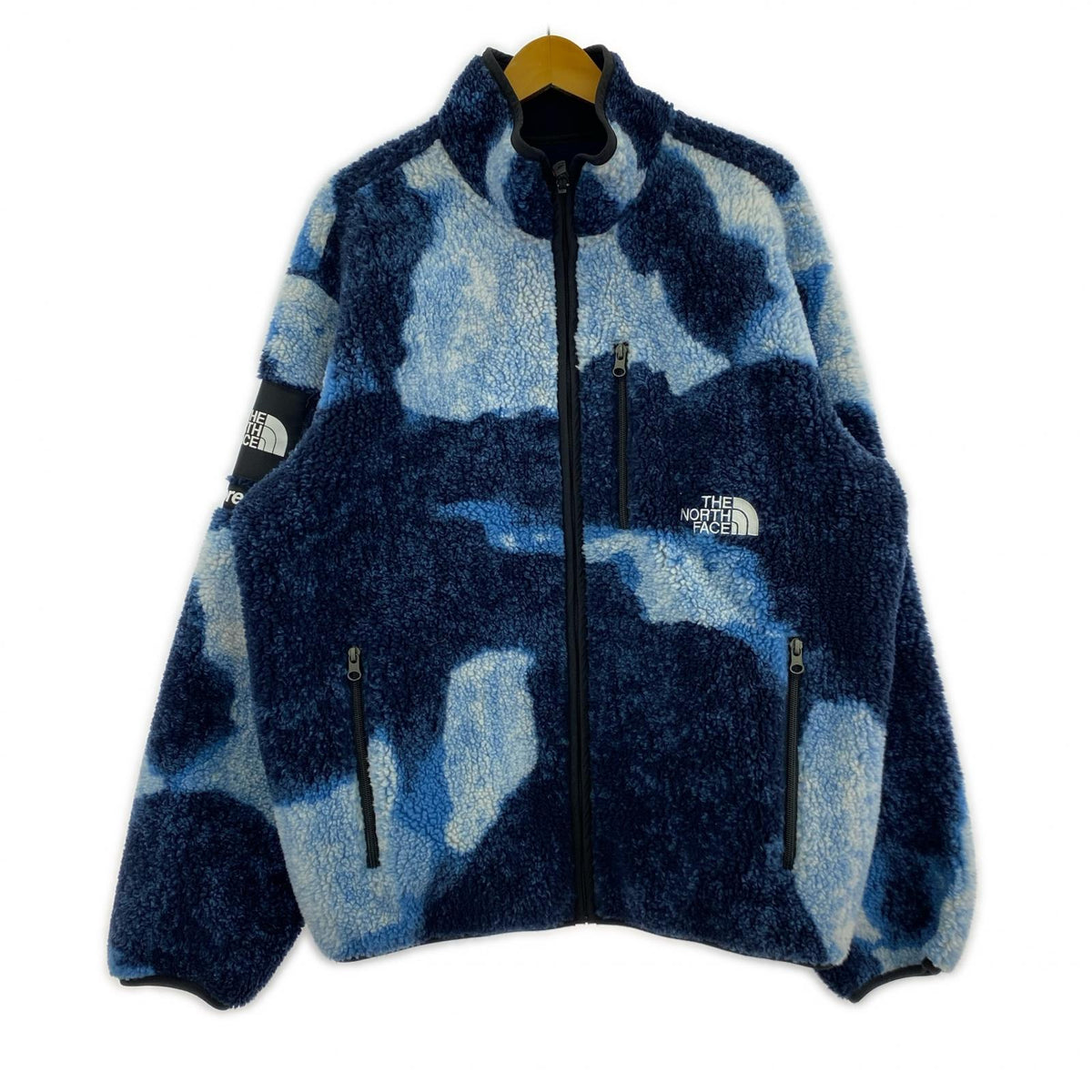 ジャケット Bleached Denim Print Fleece