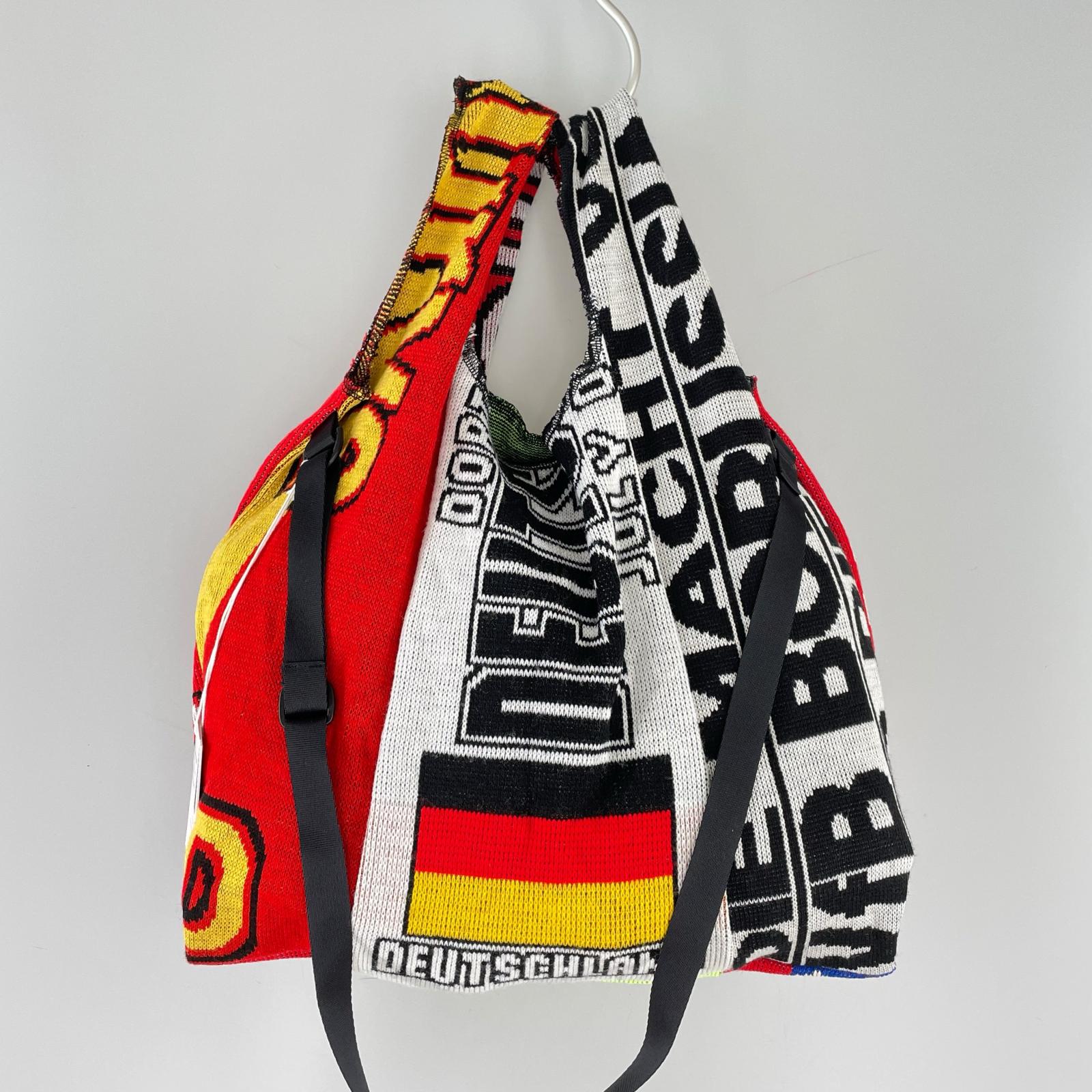ショルダーバッグ CHANGES VINTAGE SOCCER SCARF BAG マルチカラー