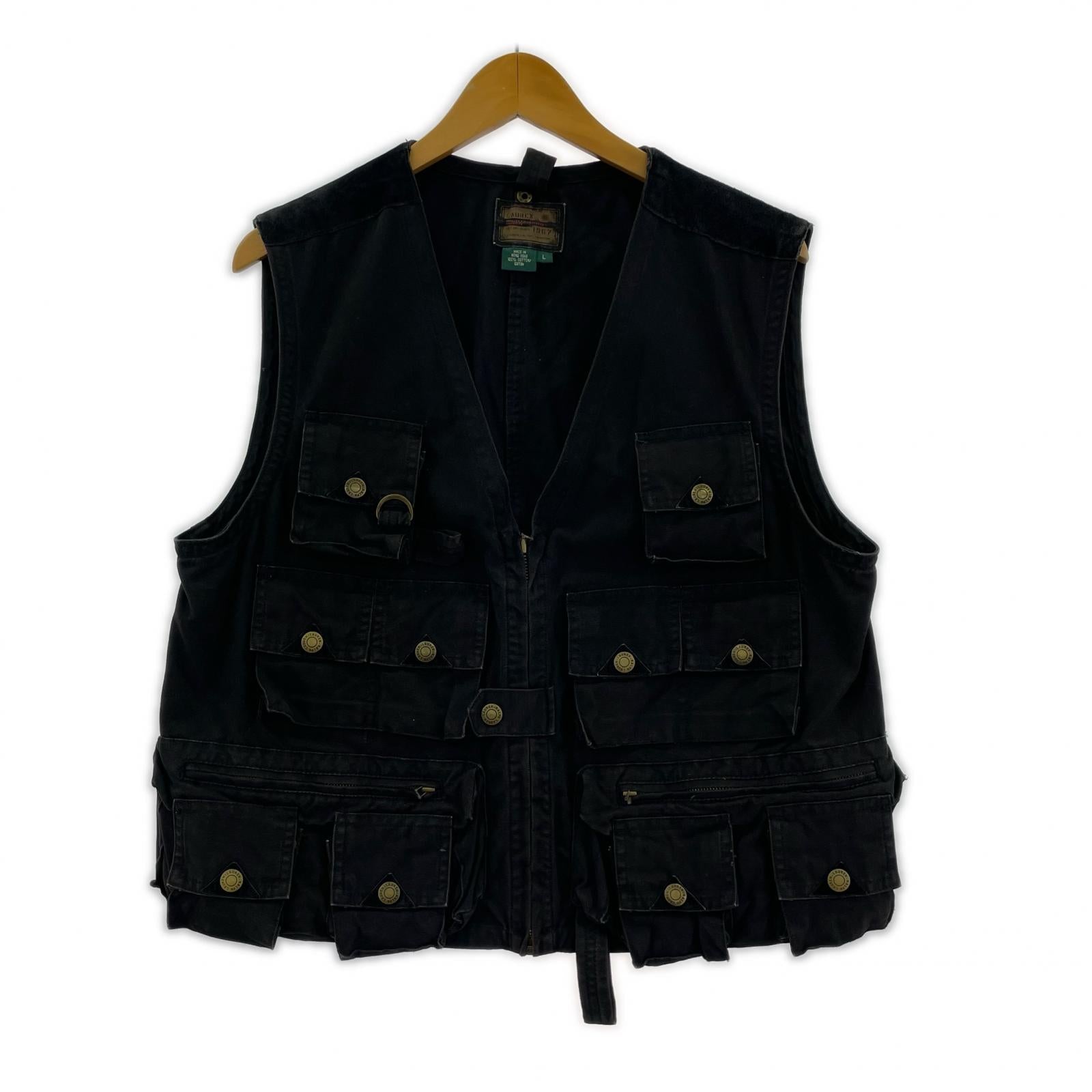 その他アウター Lauren by Ralph Lauren ビンテージ フィッシングベスト L ブラック