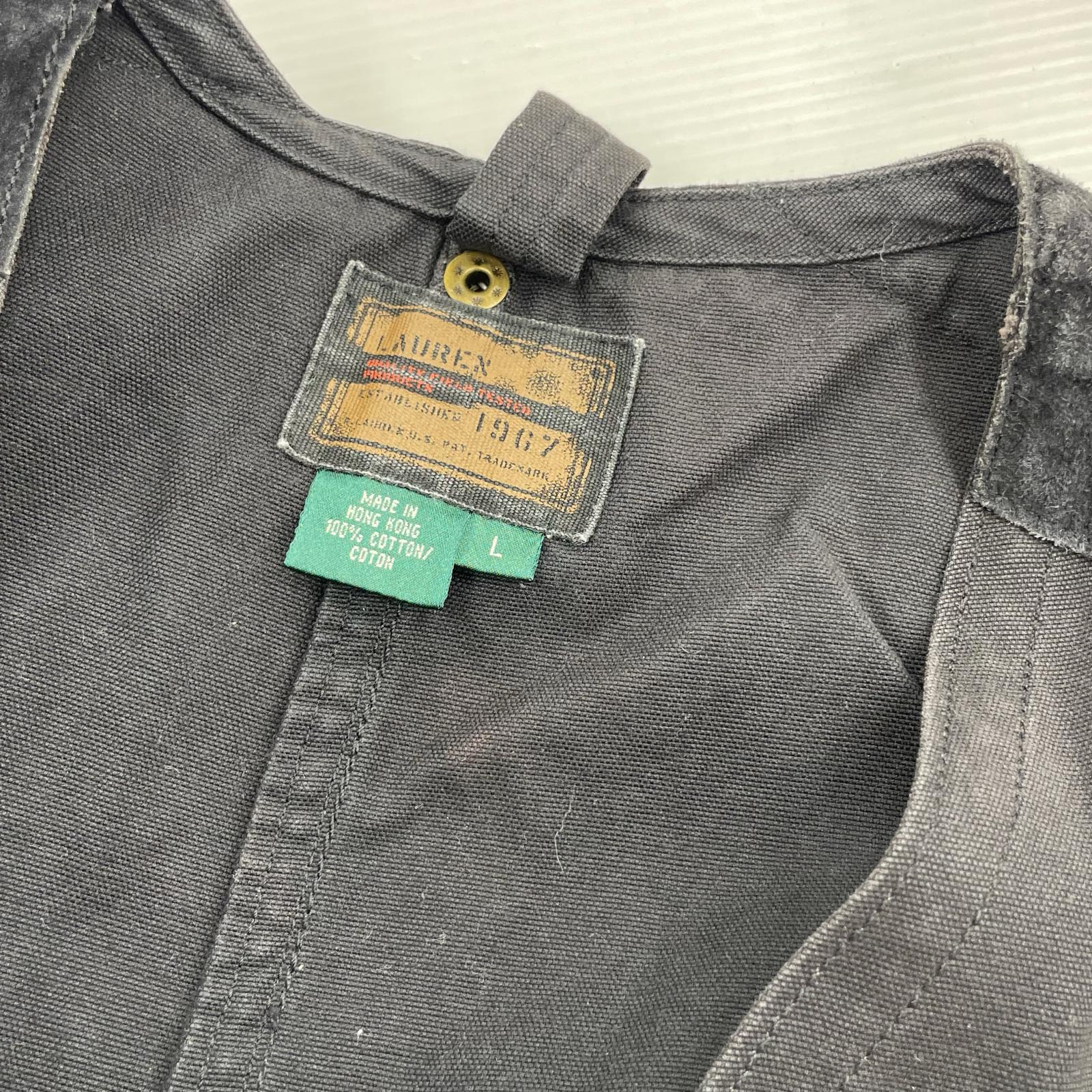 その他アウター Lauren by Ralph Lauren ビンテージ フィッシングベスト L ブラック
