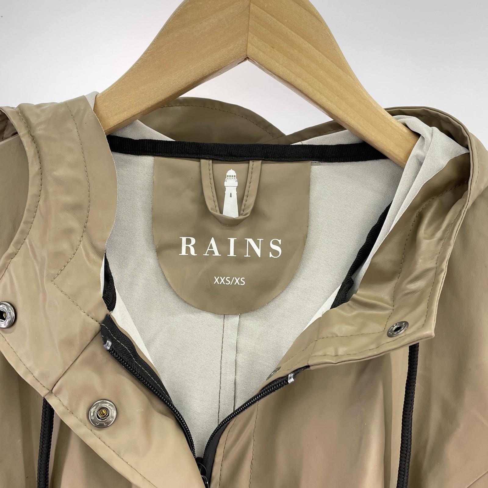 ジャケット RAINS ロング ジャケット 茶 ブラウン