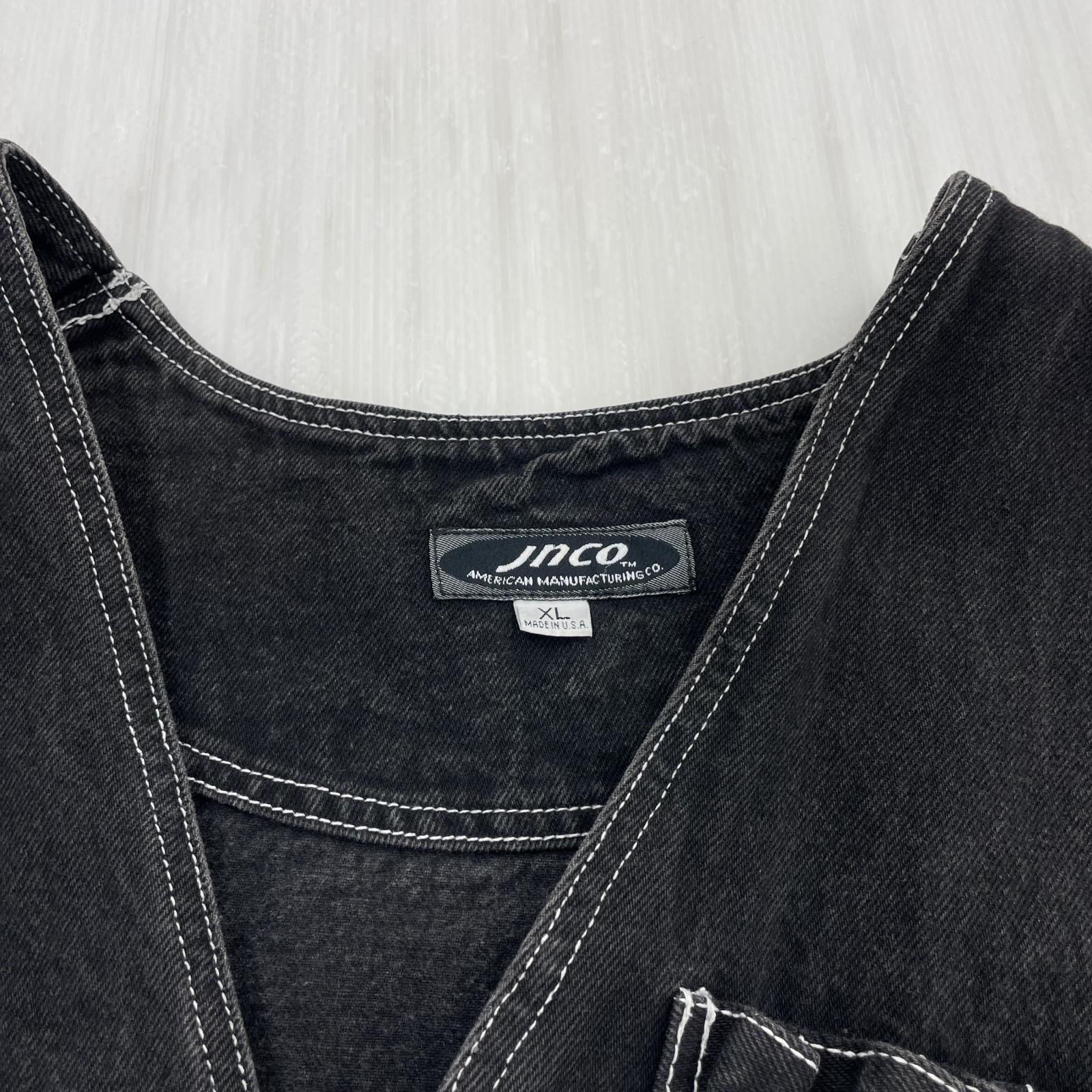 長袖シャツ JNCO デニムベスト BLK