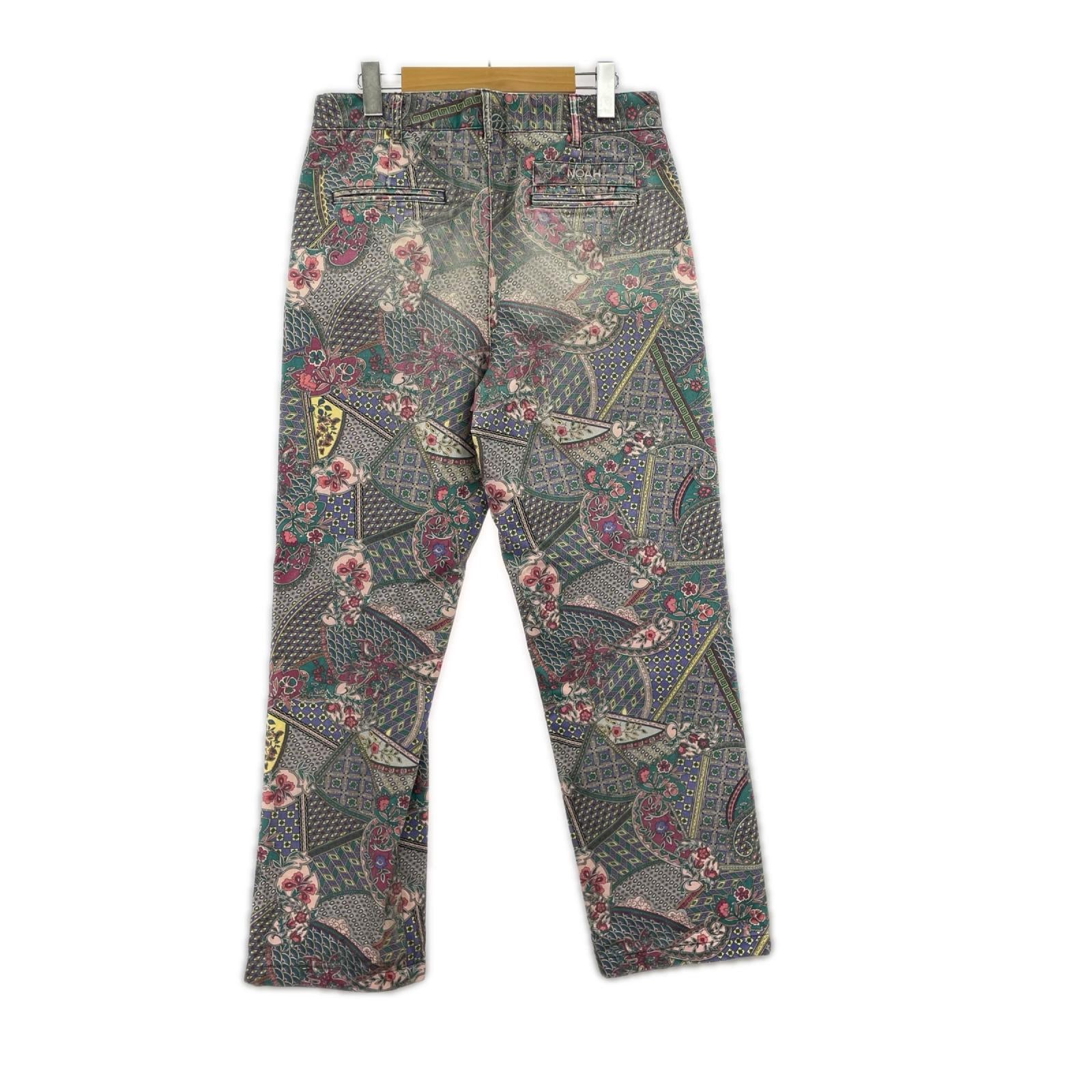 パンツ ｽﾄﾚｰﾄﾀｯｸﾊﾟﾝﾂ ﾍﾟｲｽﾞﾘｰ柄 (W30) 30 マルチカラー