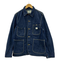 デニムジャケット OSHKOSH カバーオール インディゴ (M) M ネイビー