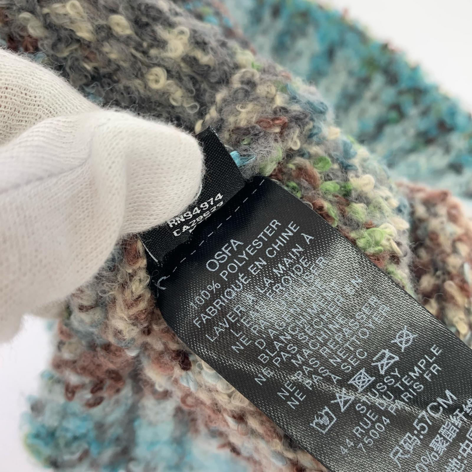 ニットキャップ TEXTURED YARN SKULLCAP マルチカラー マルチカラー