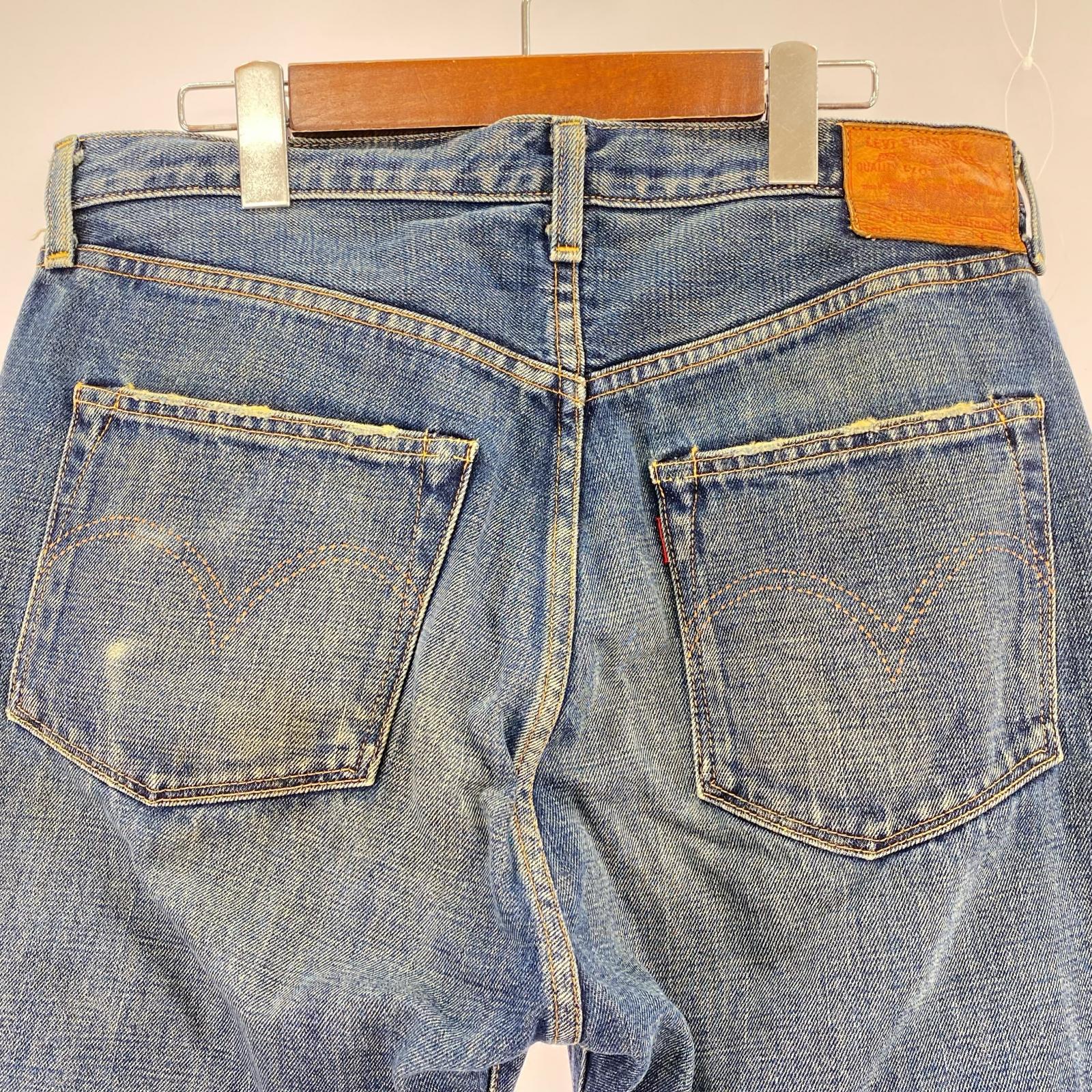 デニムパンツ 07年製 S501XX ペンキステッチ W34L36