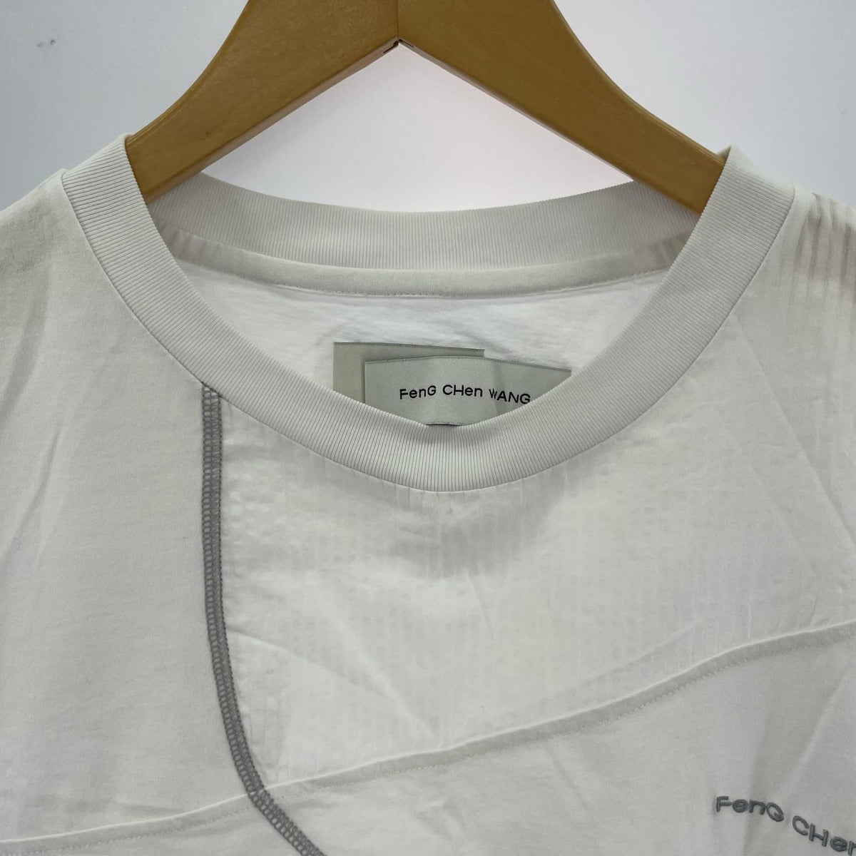 半袖Ｔシャツ FenG CHen WANG panel Tee FMS17TS05 白 (M) M ホワイト