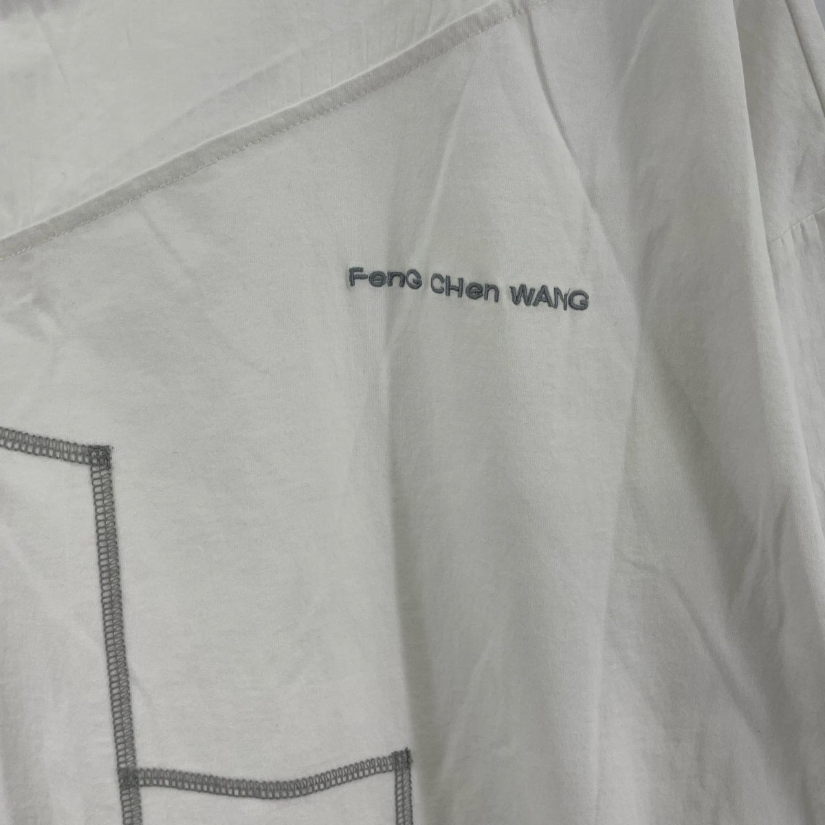 半袖Ｔシャツ FenG CHen WANG panel Tee FMS17TS05 白 (M) M ホワイト