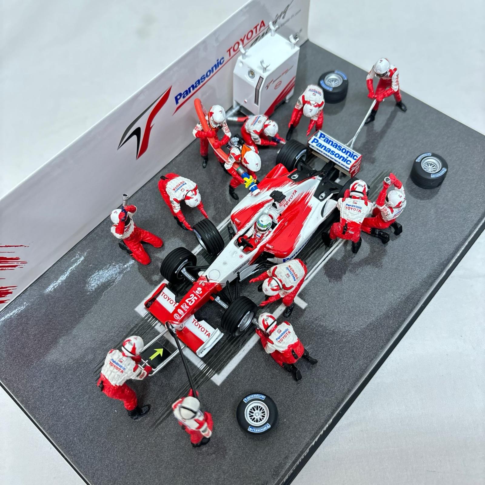 PMA 1/43 Panasonic Toyota Racing TF102 ミニチャンプス スケールカー