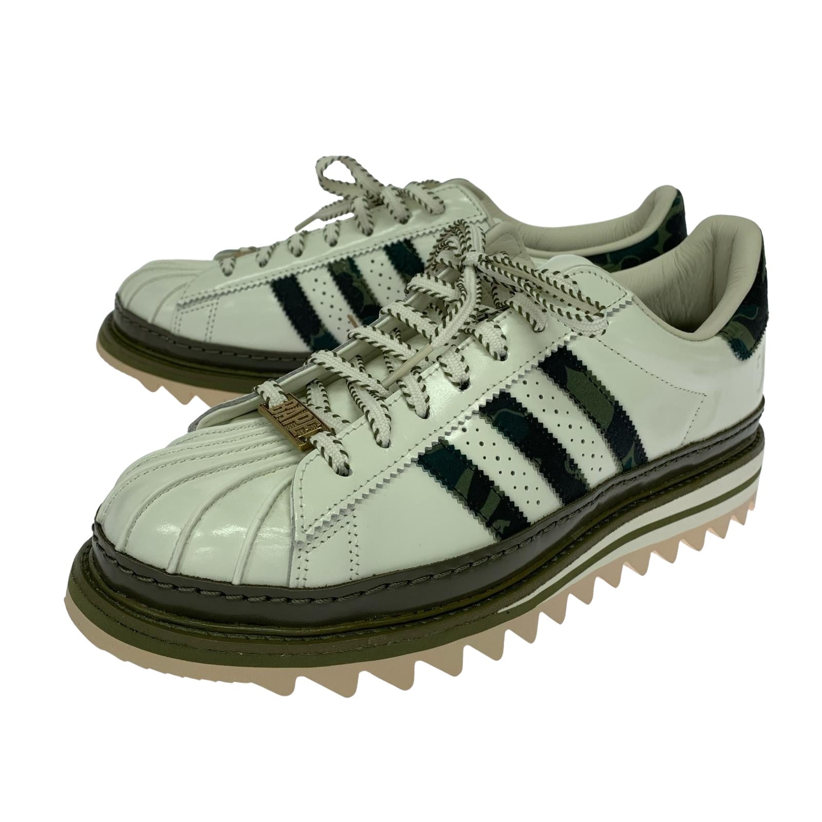 スニーカー A BATHING APE CLOT BAPE SUPERSTAR BY EC 27.5cm (US9 1/2 UK9 EU45) ホワイト